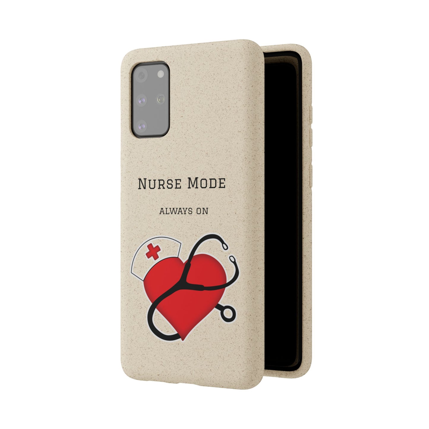 Cover Bio iPhone "Nurse Mode" (Always On) | Custodia Biodegradabile Infermiera & Dottoressa