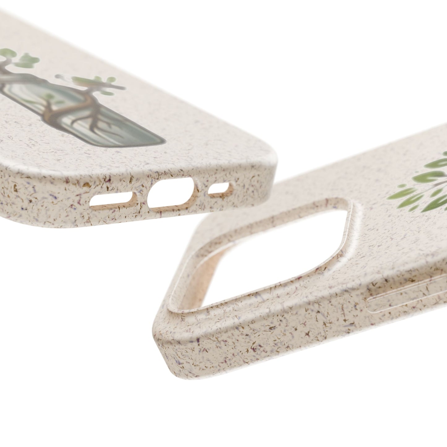 Cover Bio Originale "Rinascita Naturale" - Custodia MagSafe in Bambù & PLA