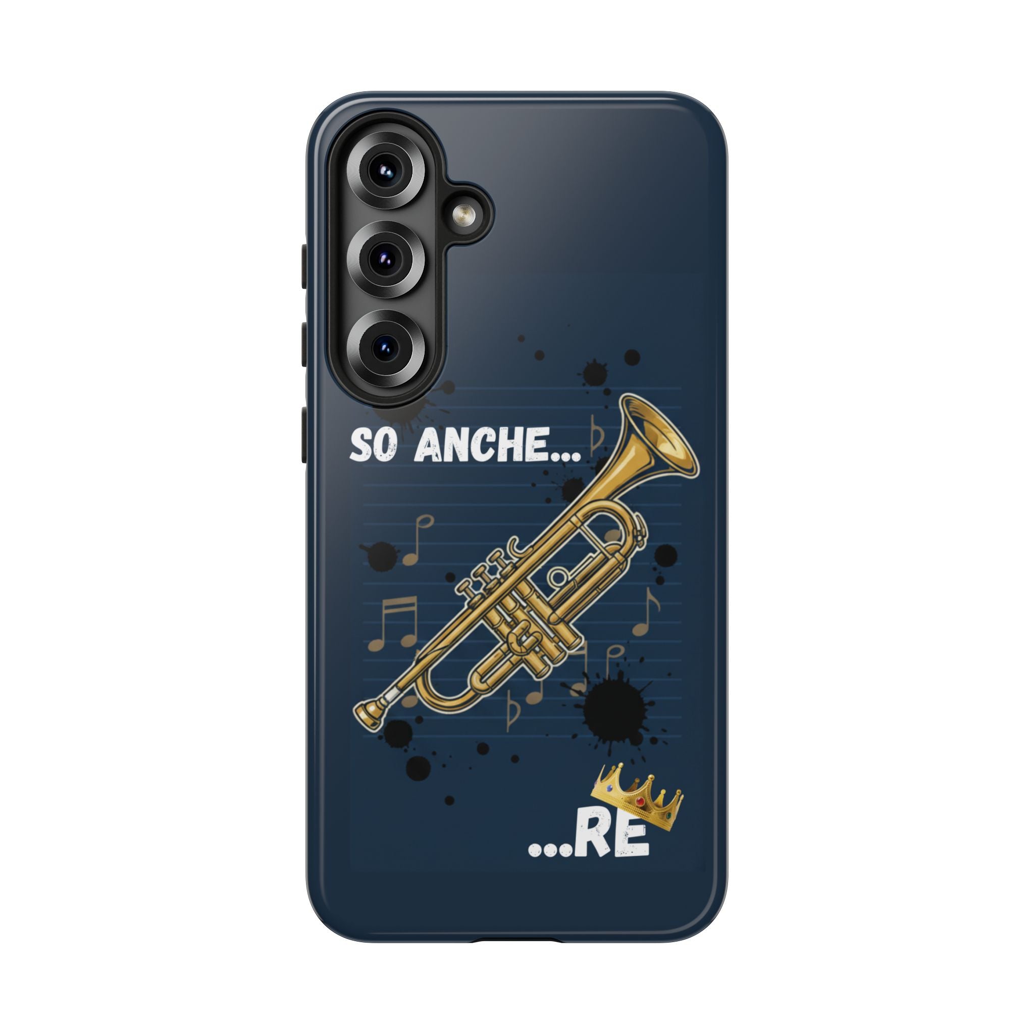 Cover Telefono rigida  Musicista Originale "So Anche... RE" Idea regalo musicisti ironici