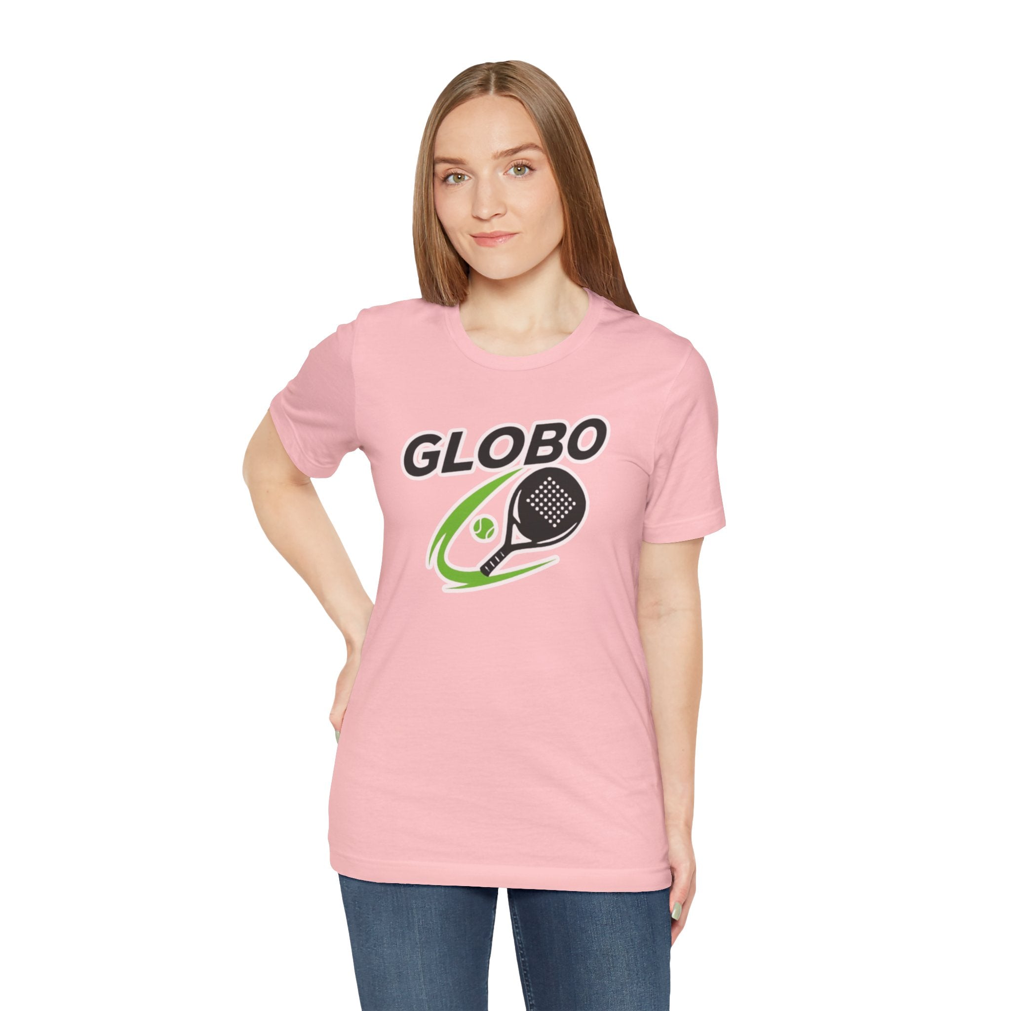 T-shirt Padel Originale Minimal "Globo" Satellite Logo