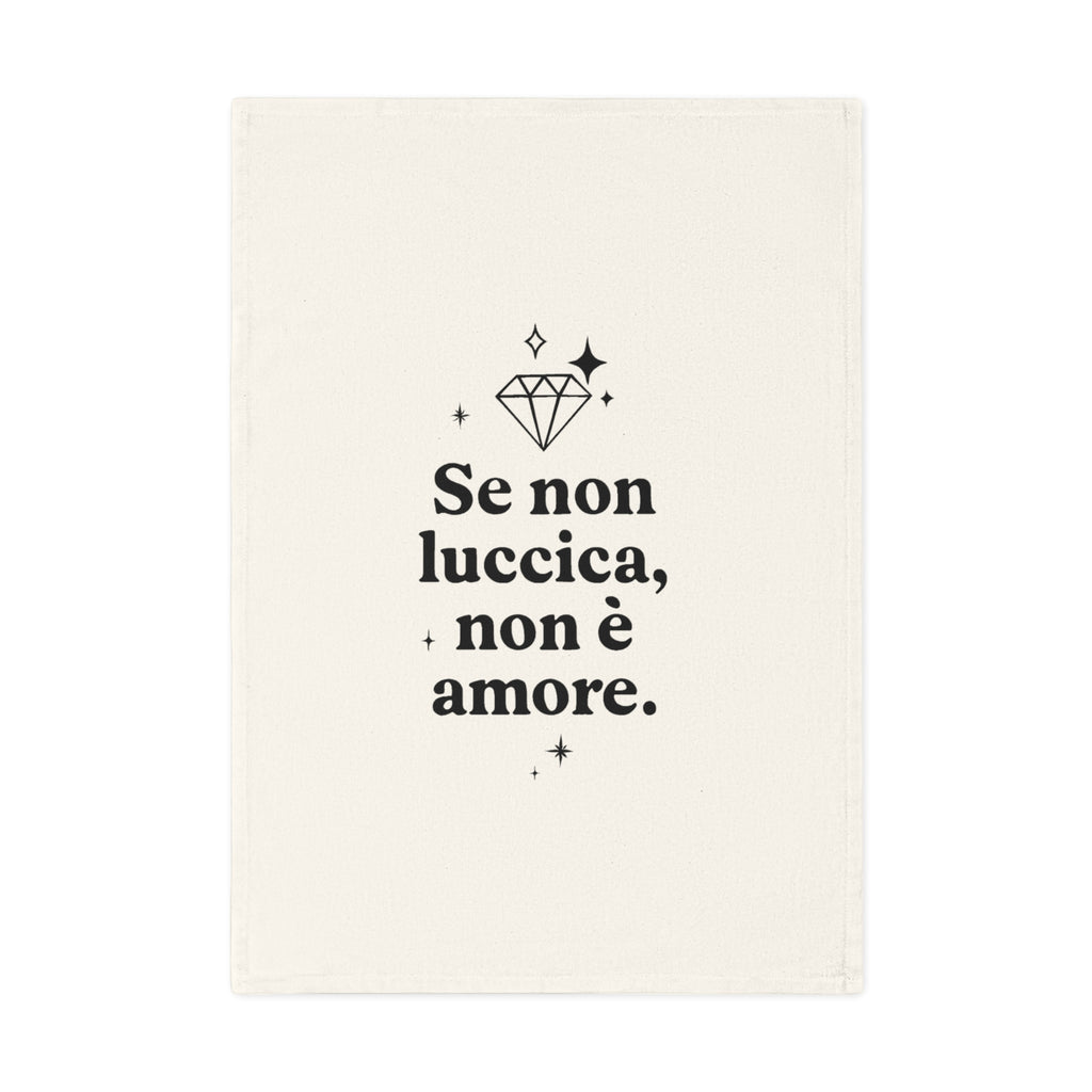 Strofinaccio Originale Divertente "Se non luccica..."