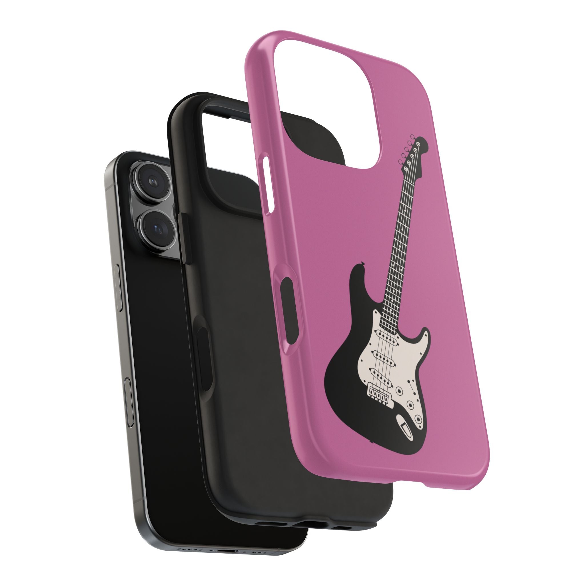 Cover Chitarra Rosa Rock Donna