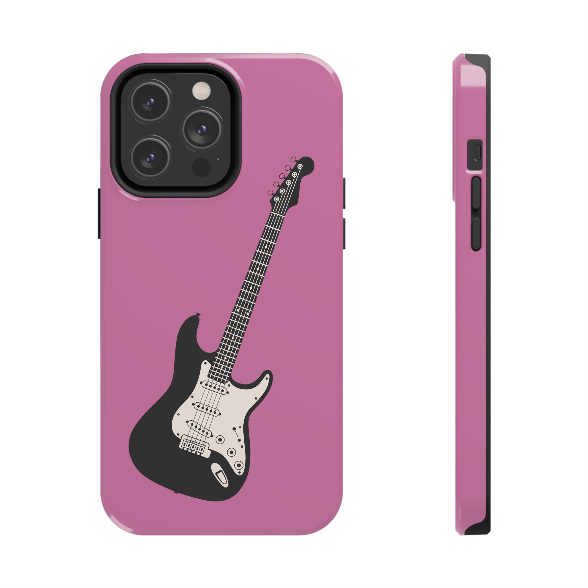 Cover Chitarra Rosa Rock Donna