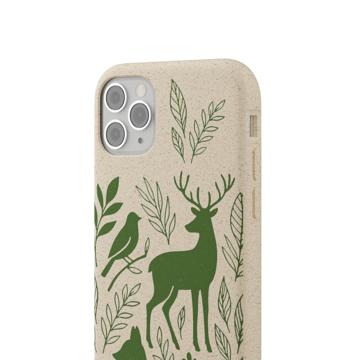 Cover Bio Originale "Animali del Bosco" - Custodia Eco in Bambù & PLA