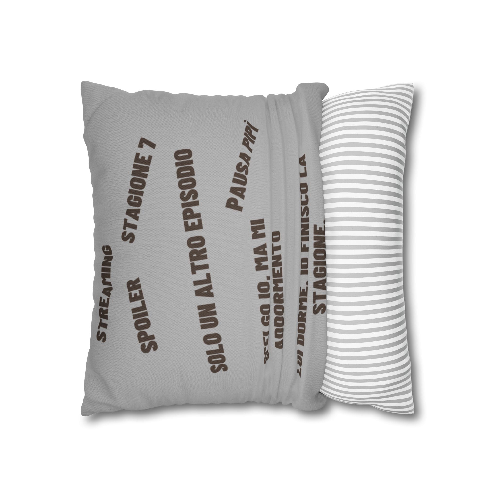 Regalo Originale cuscino,  Serie TV, Cuscino Divertente con Frase, Federa Arredo Divano, Idea Regalo Netflix Lover, Cuscino Ironico, Binge Watching