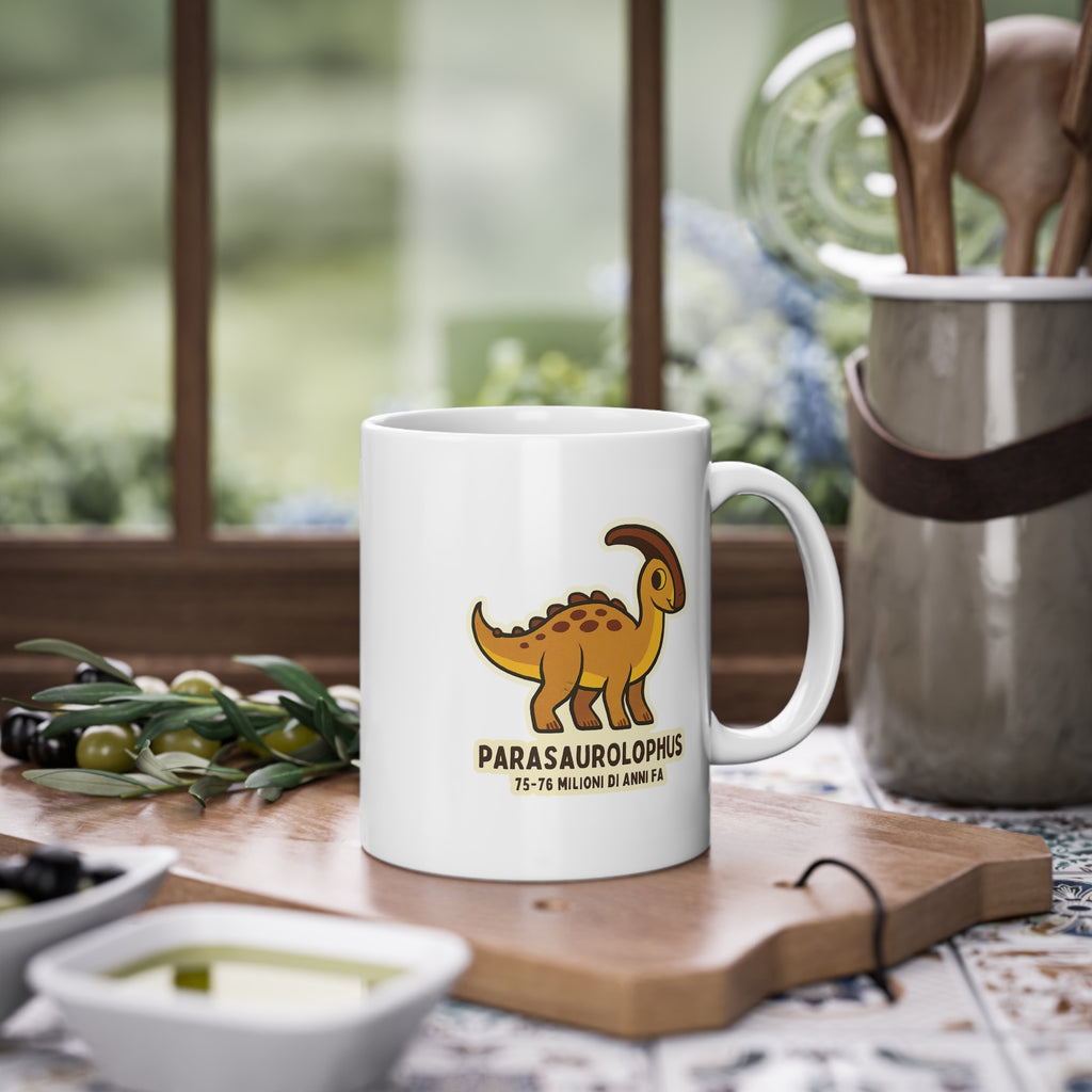 Tazza Bambino Originale "Dino Parasaurolophus" | Mug Ceramica