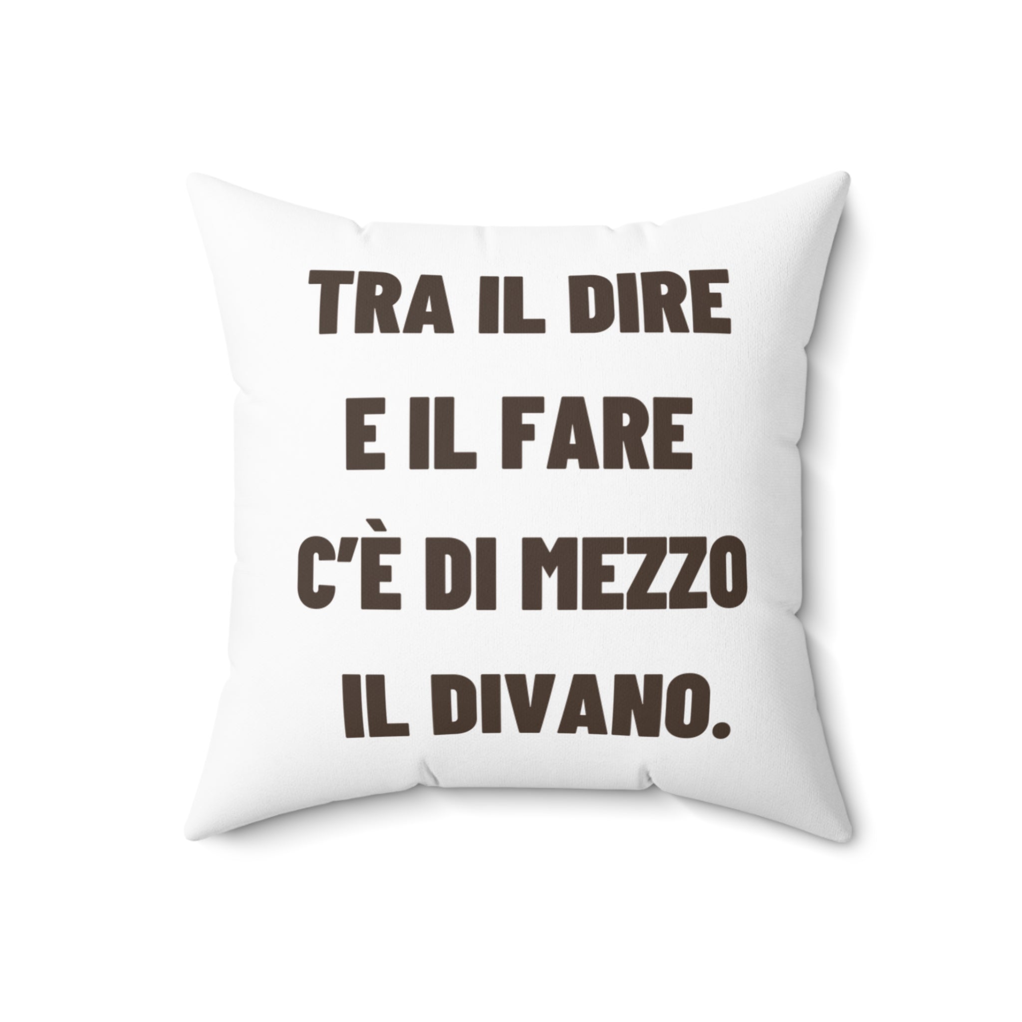 Regalo Originale Casa, Cuscino Divertente con Frase, Arredo Divano, Idea Regalo Procrastinatori, Cuscino Ironico, Italian Quote