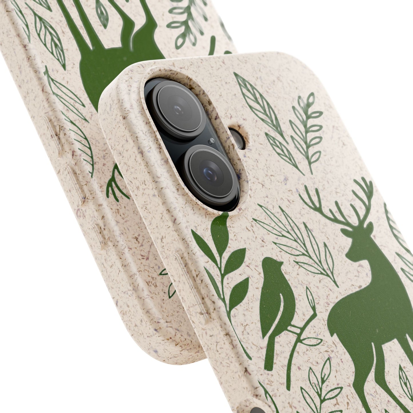 Cover Bio Originale "Animali del Bosco" - Custodia Eco in Bambù & PLA