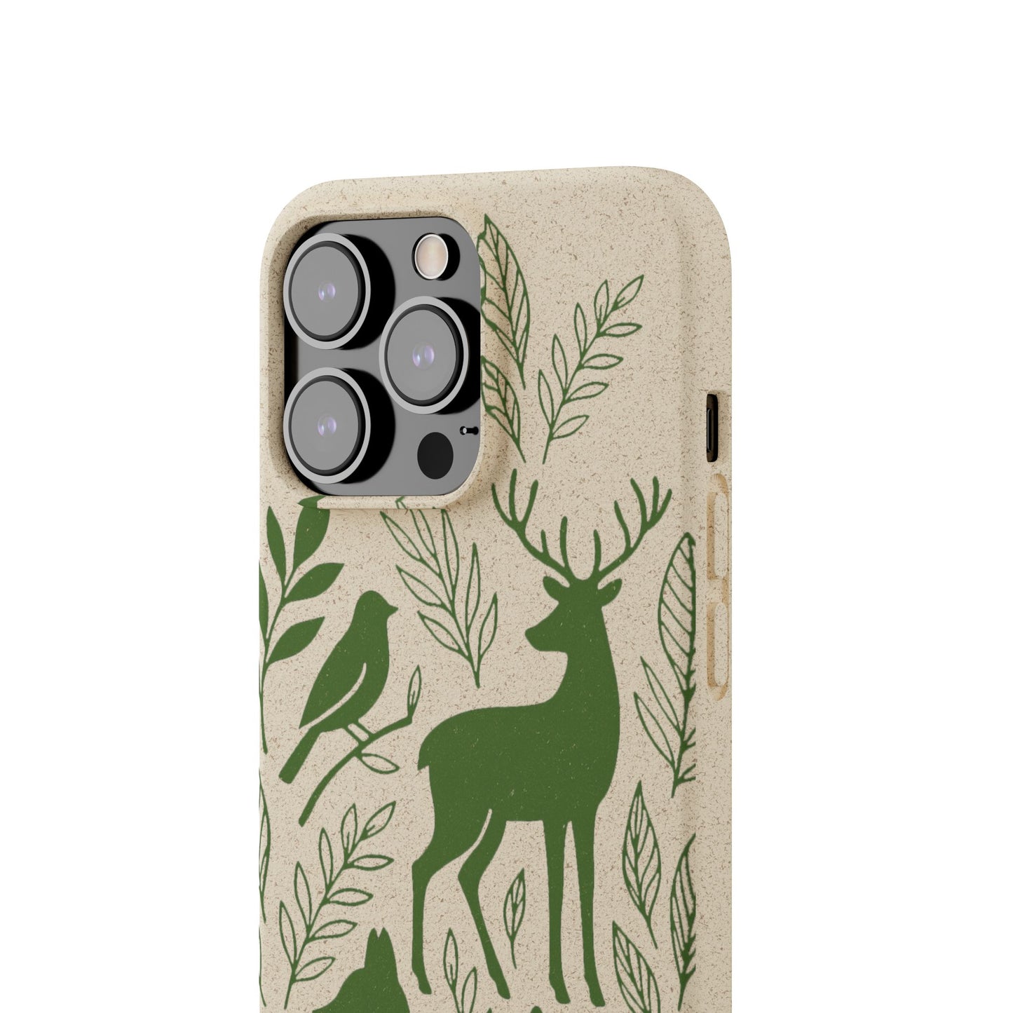 Cover Bio Originale "Animali del Bosco" - Custodia Eco in Bambù & PLA