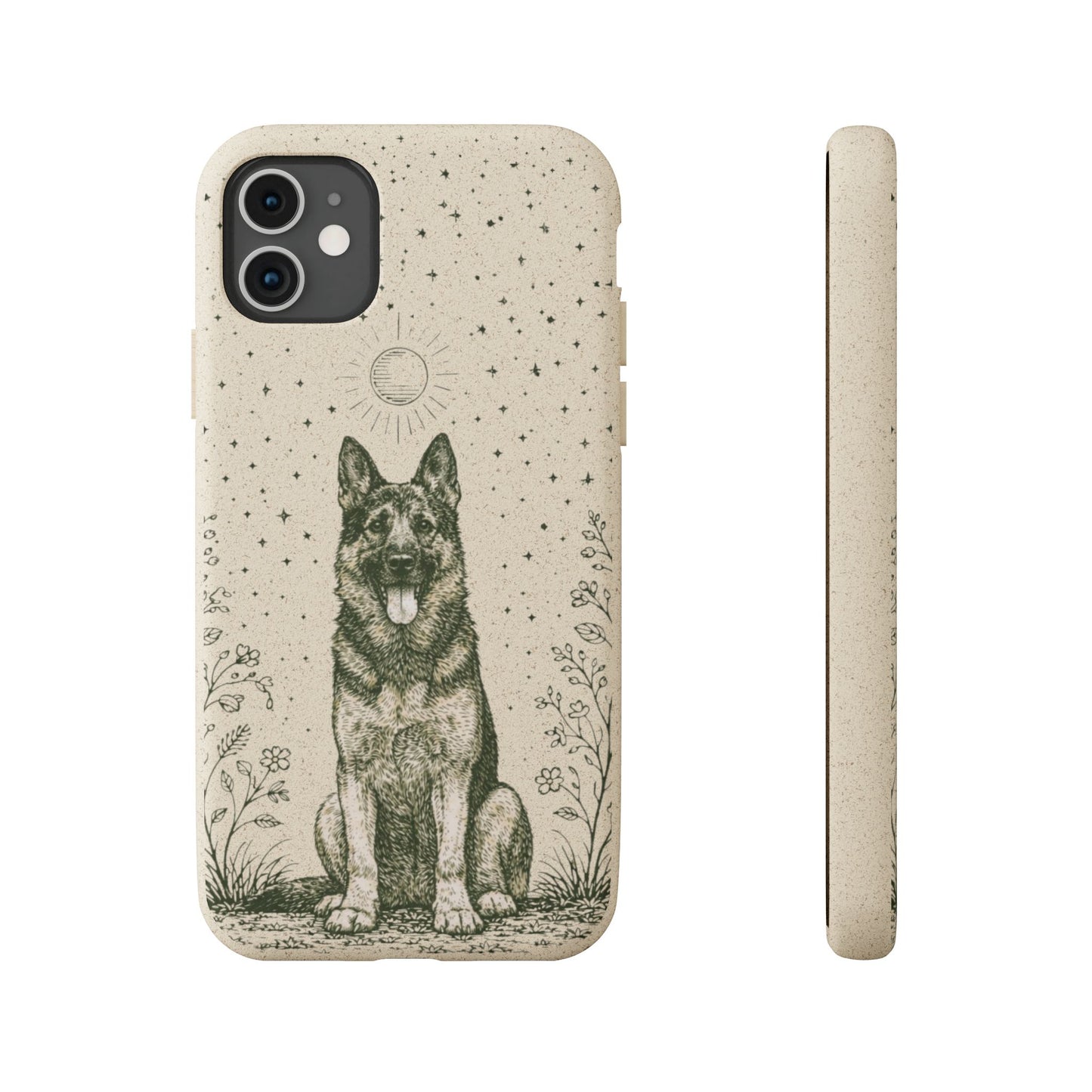 Cover iphone Biodegradabile Originale Pastore Tedesco