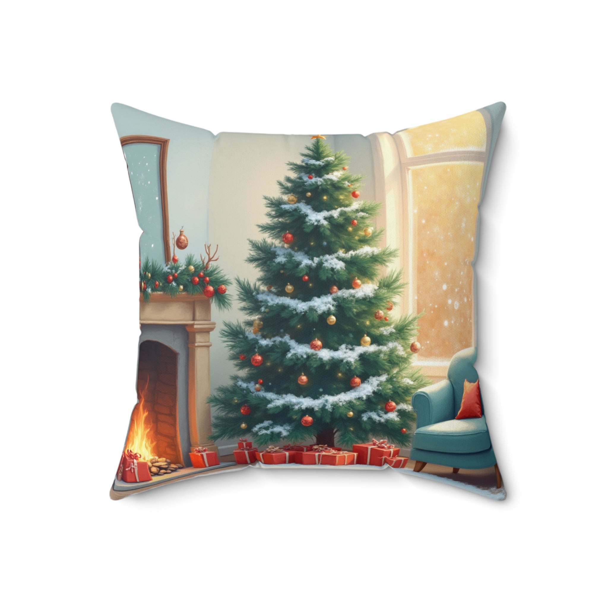 Cuscino Natale Originale "Albero delle Feste"