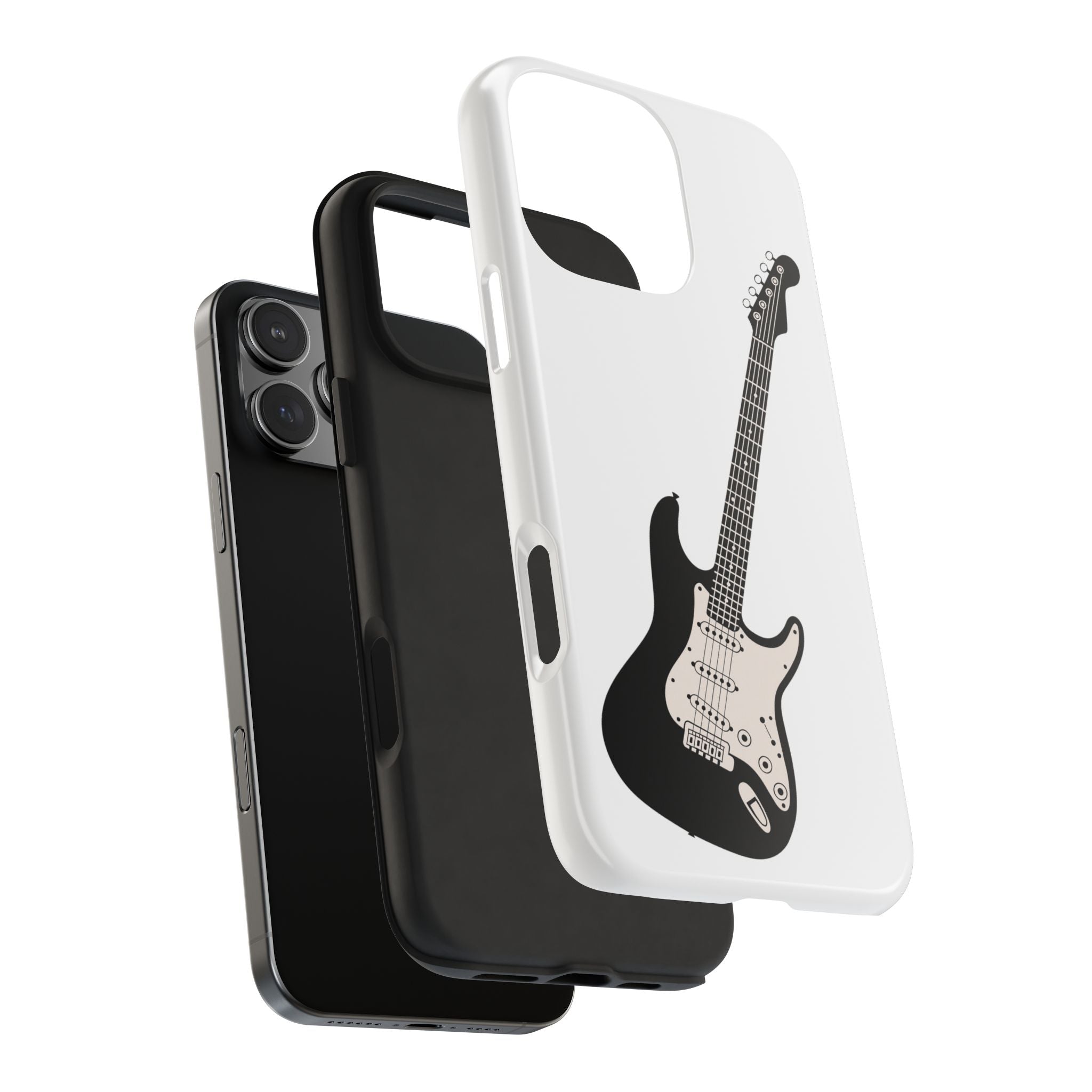 Custodia Tough con Chitarra Elettrica per iPhone Pro e Samsung Galaxy S24/S23