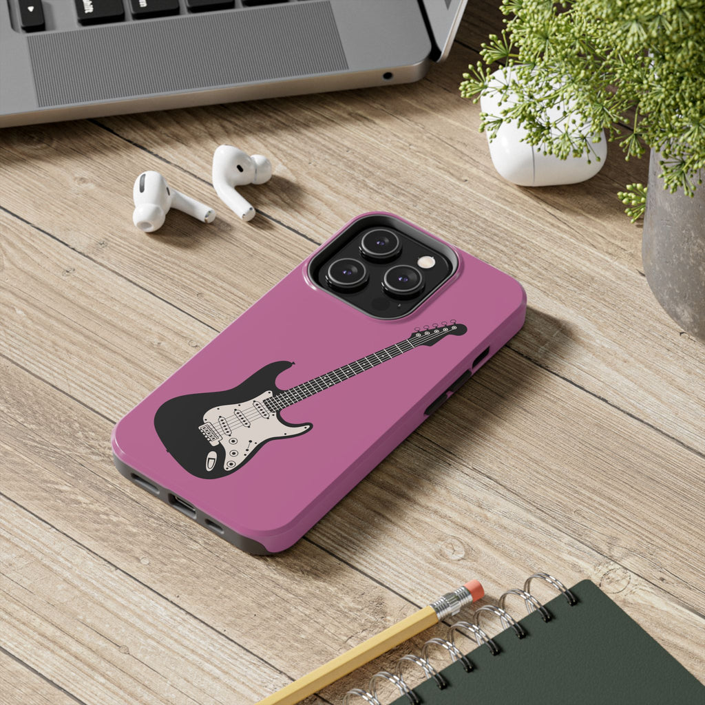 Cover Chitarra Rosa Rock Donna