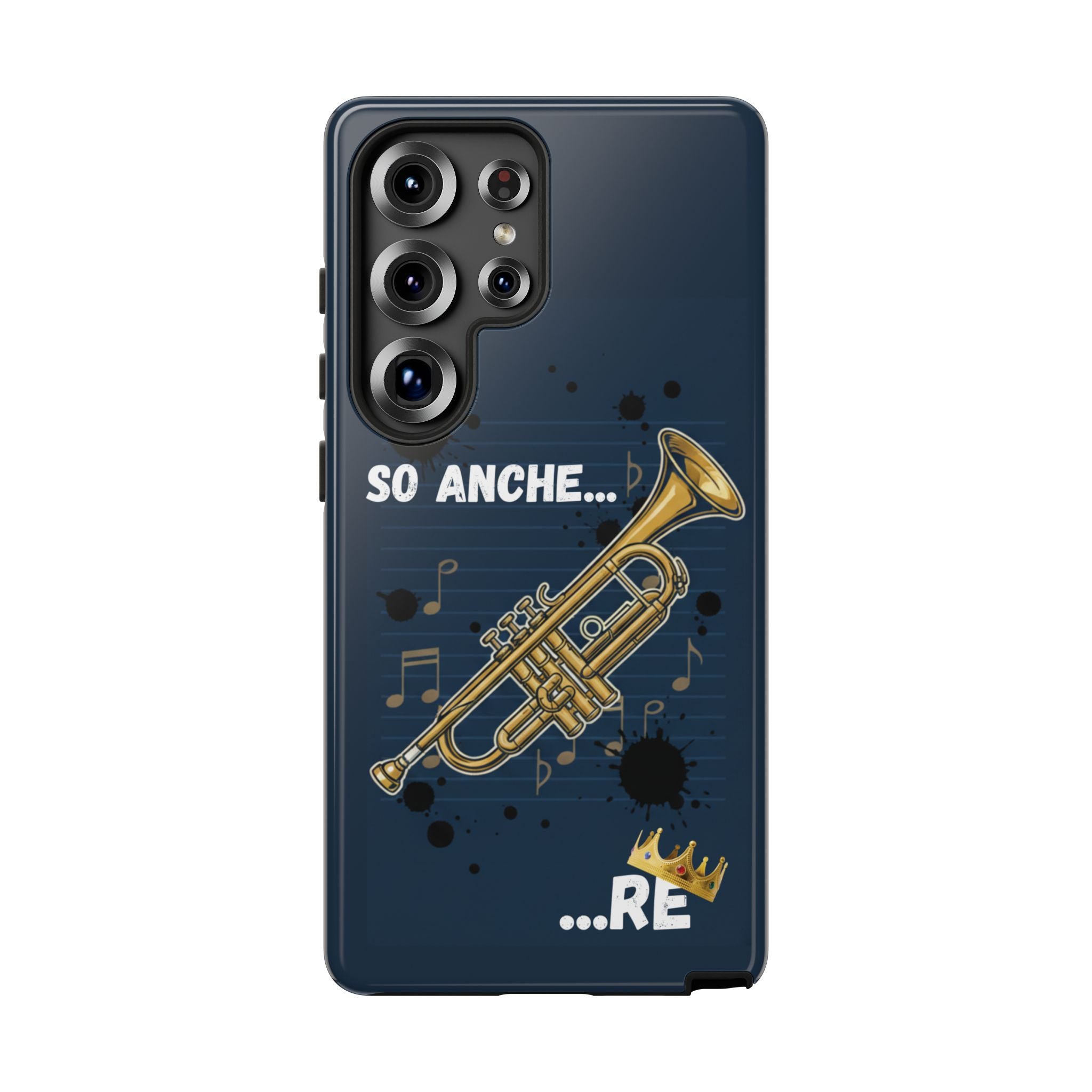 Cover Telefono rigida  Musicista Originale "So Anche... RE" Idea regalo musicisti ironici