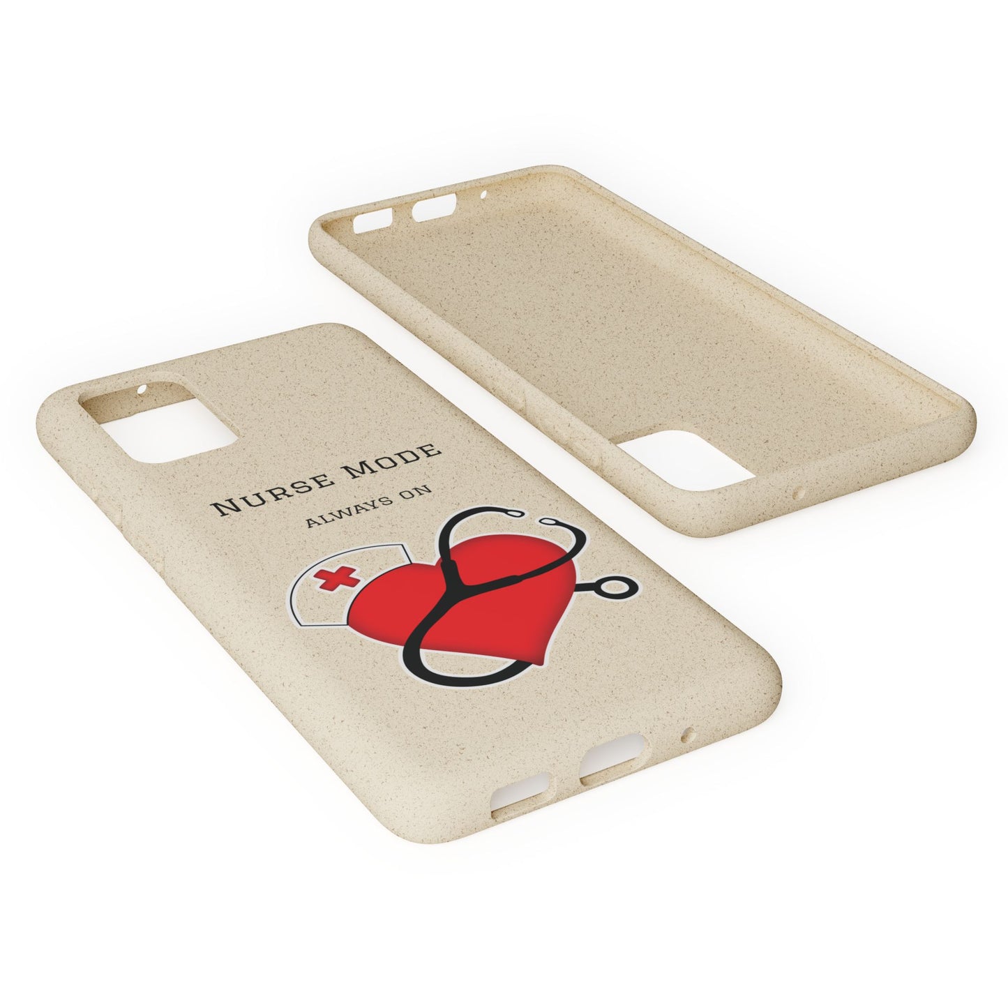 Cover Bio iPhone "Nurse Mode" (Always On) | Custodia Biodegradabile Infermiera & Dottoressa