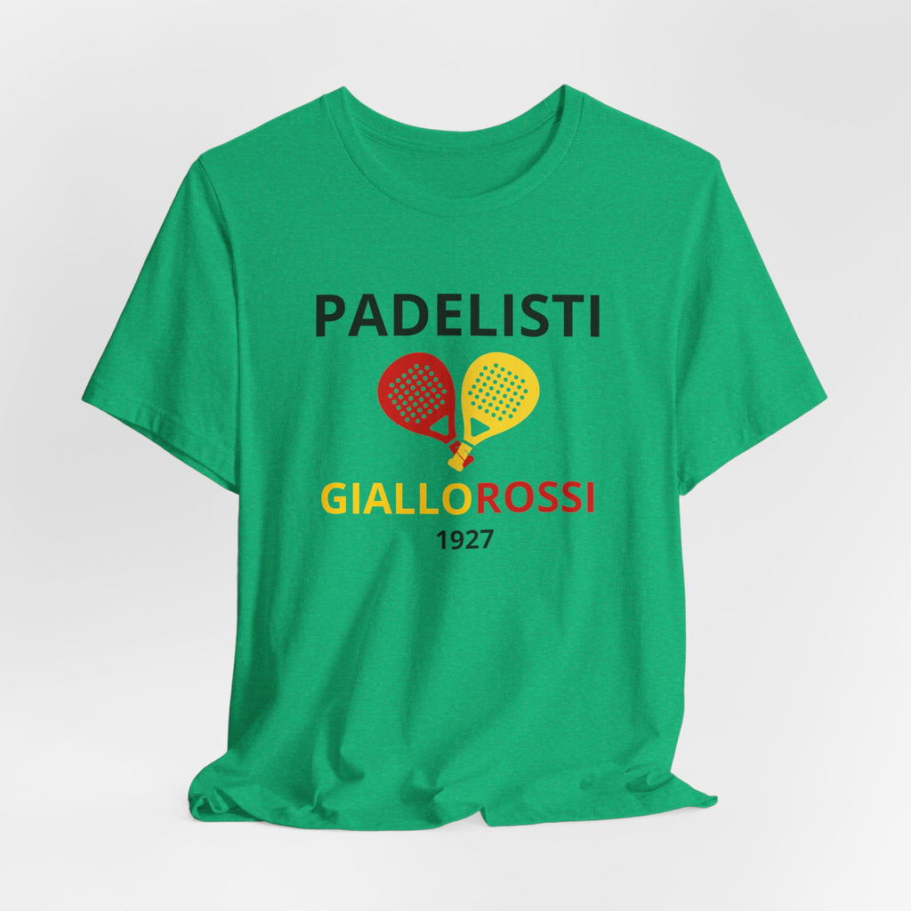 T-shirt Padel Roma Originale "Padelisti Giallorossi" | Idea Regalo Uomo Donna