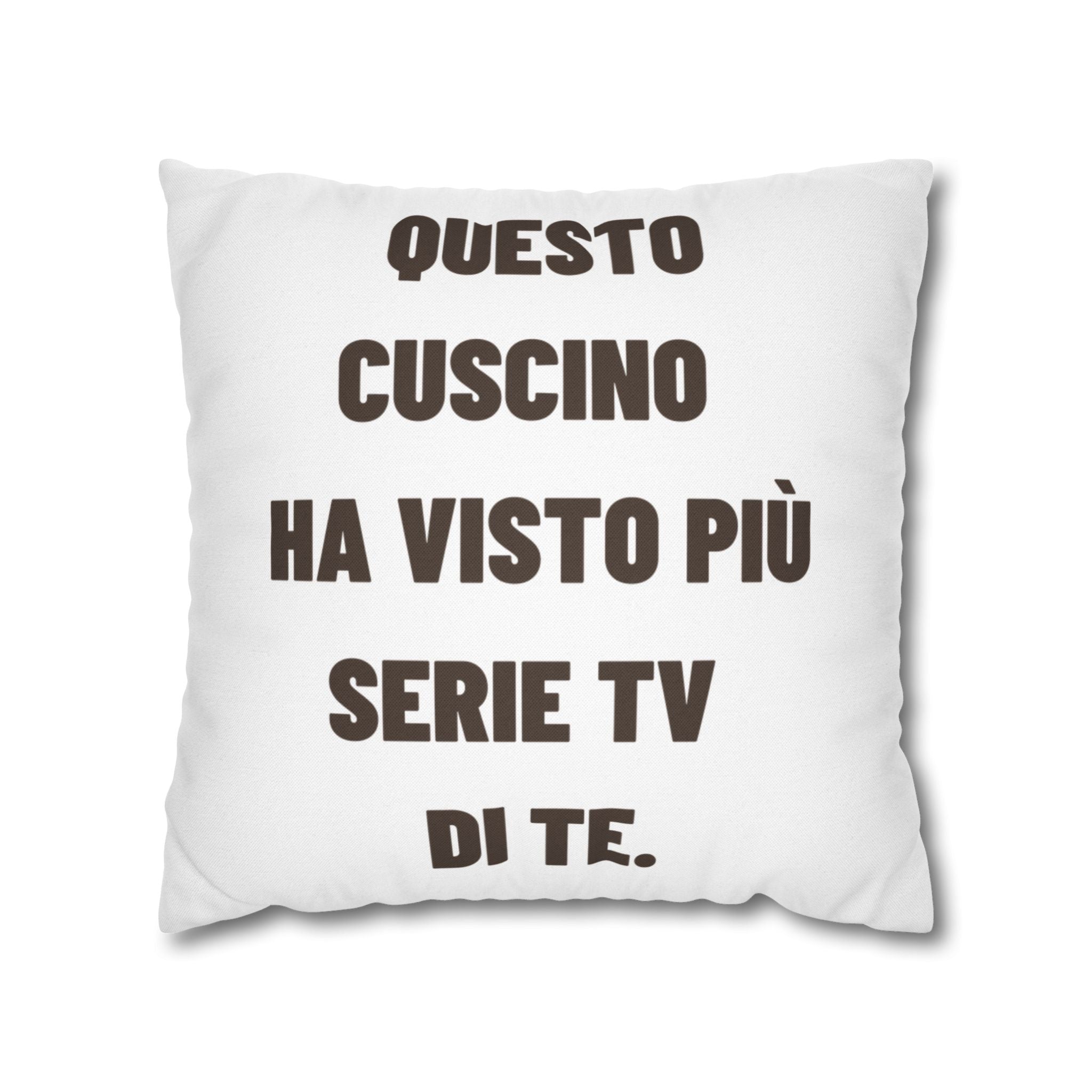 Regalo Originale cuscino,  Serie TV, Cuscino Divertente con Frase, Federa Arredo Divano, Idea Regalo Netflix Lover, Cuscino Ironico, Binge Watching