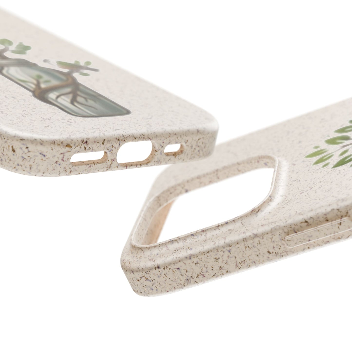 Cover Bio Originale "Rinascita Naturale" - Custodia MagSafe in Bambù & PLA