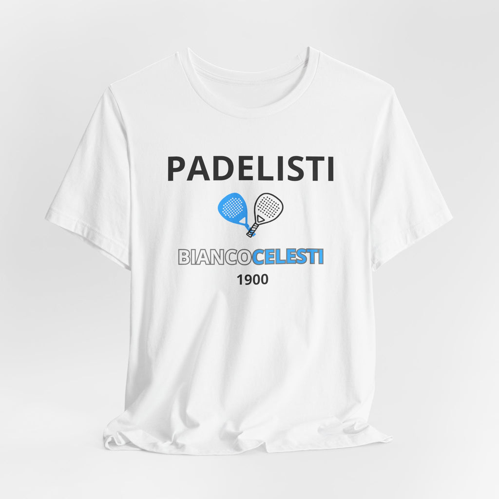 T-shirt Padel originale "Padelisti Biancocelesti" | Idea Regalo tifoso