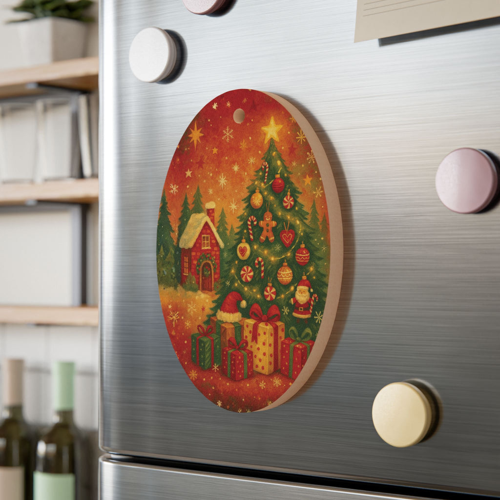 Decorazione Albero Originale "Cuore Vintage" (Magnetica)