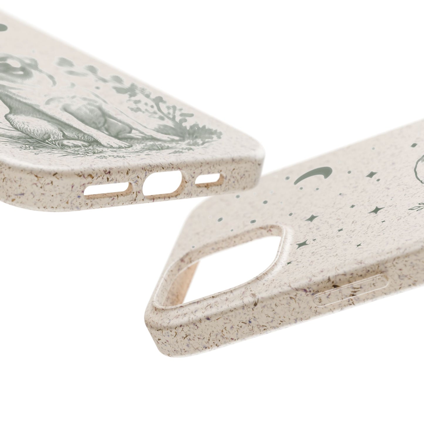 Cover iPhone Biodegradabile Labrador  – Custodia Eco in Fibra di Bambù