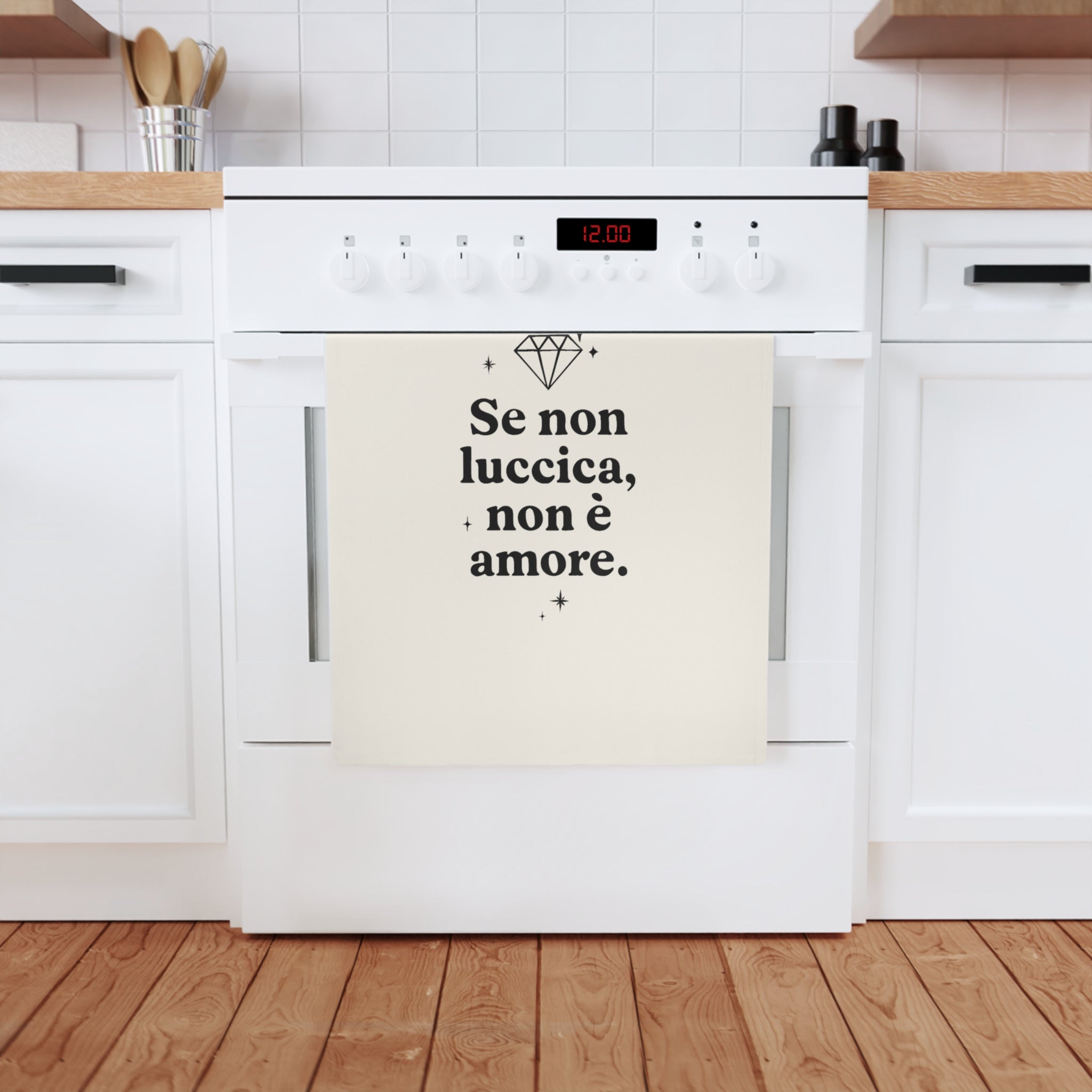 Strofinaccio Originale Divertente "Se non luccica..."