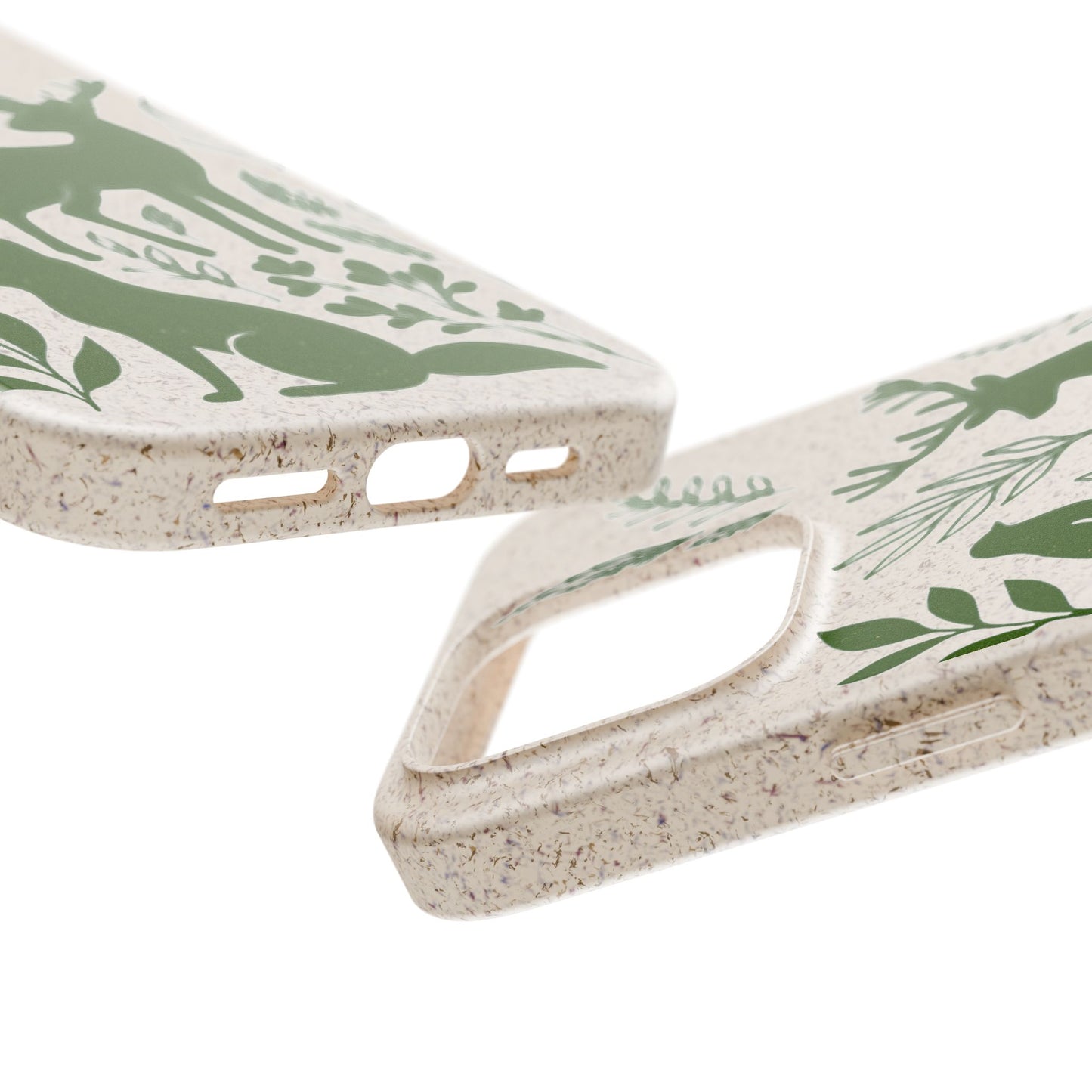 Cover Bio Originale "Animali del Bosco" - Custodia Eco in Bambù & PLA