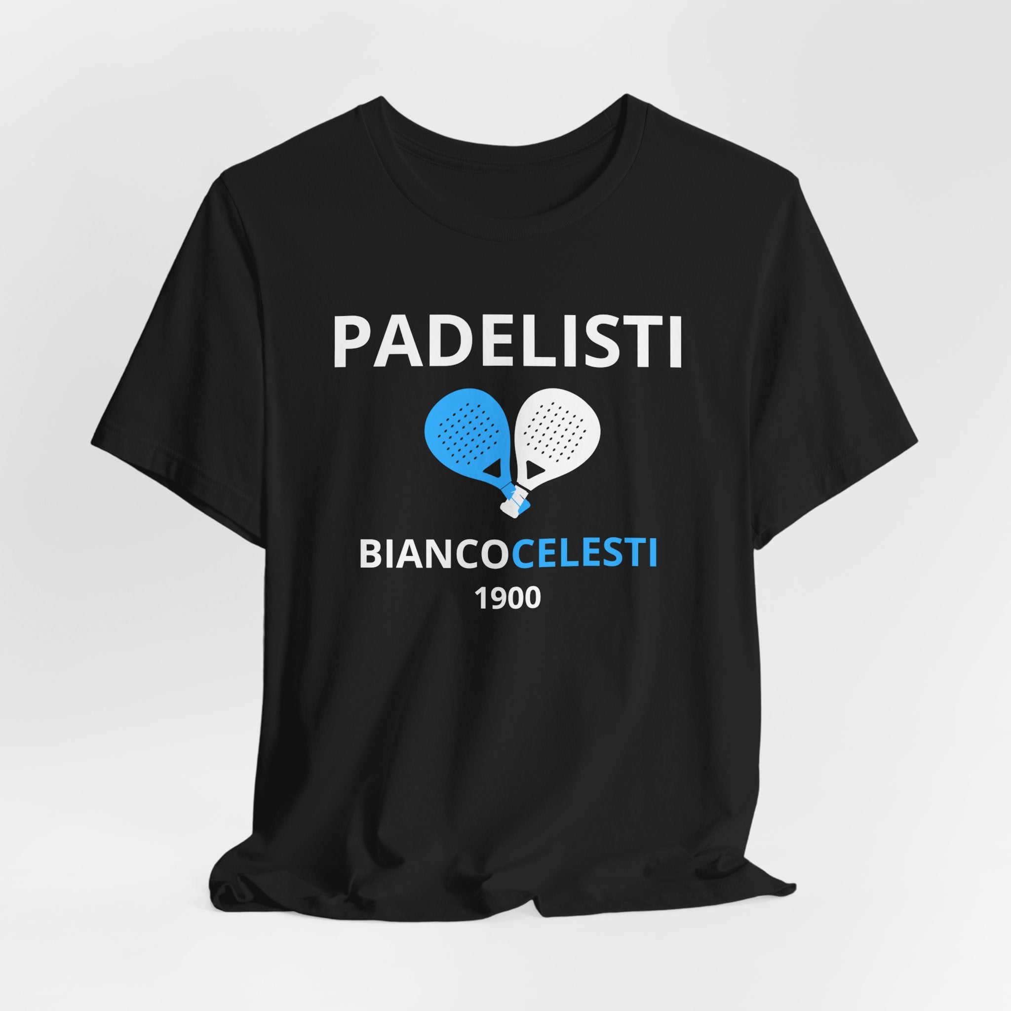 T-shirt Padel originale "Padelisti Biancocelesti" | Idea Regalo tifoso