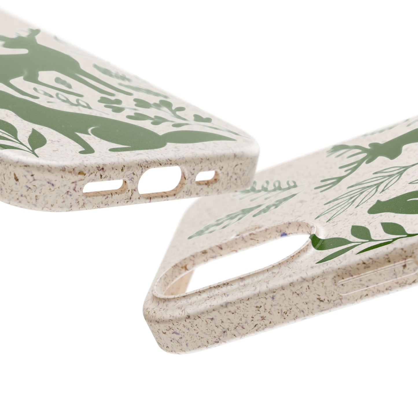 Cover Bio Originale "Animali del Bosco" - Custodia Eco in Bambù & PLA