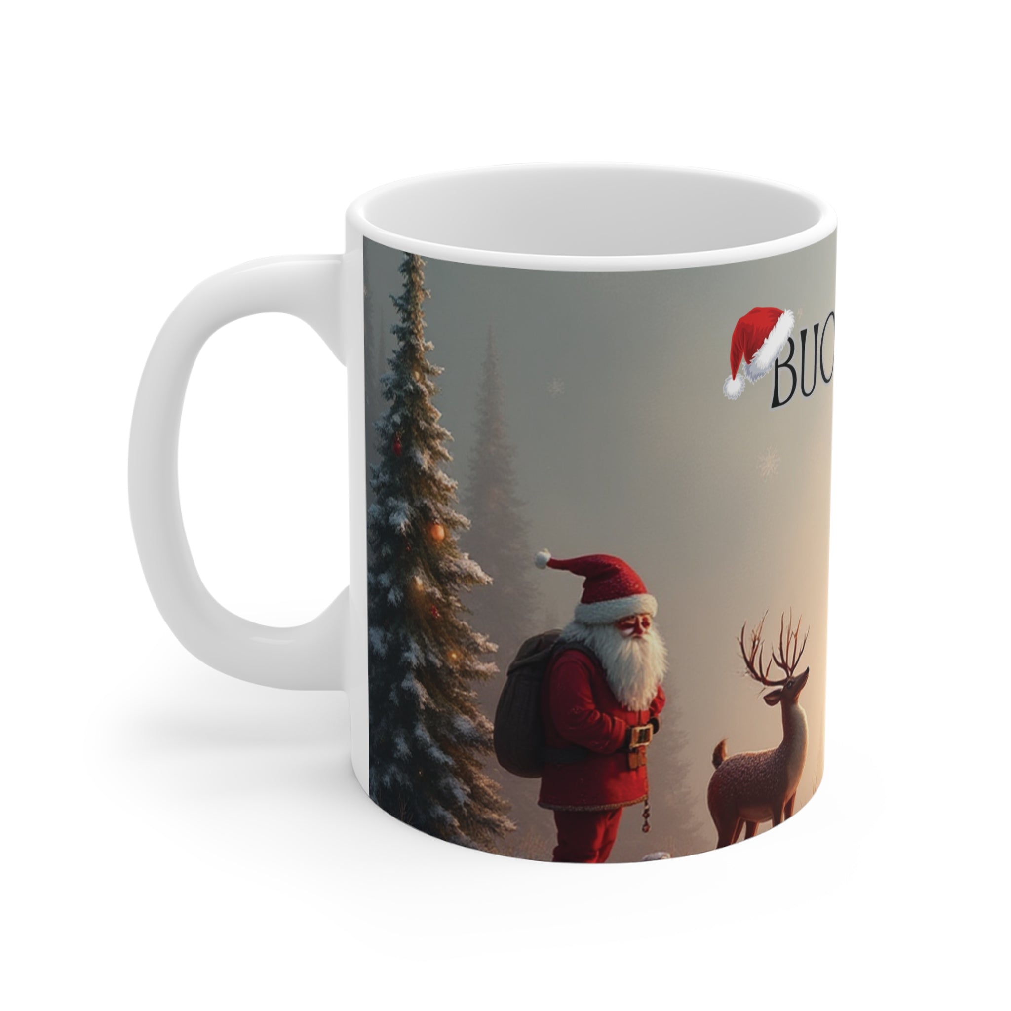 Tazza Natale Originale "Buone Feste con Renne"