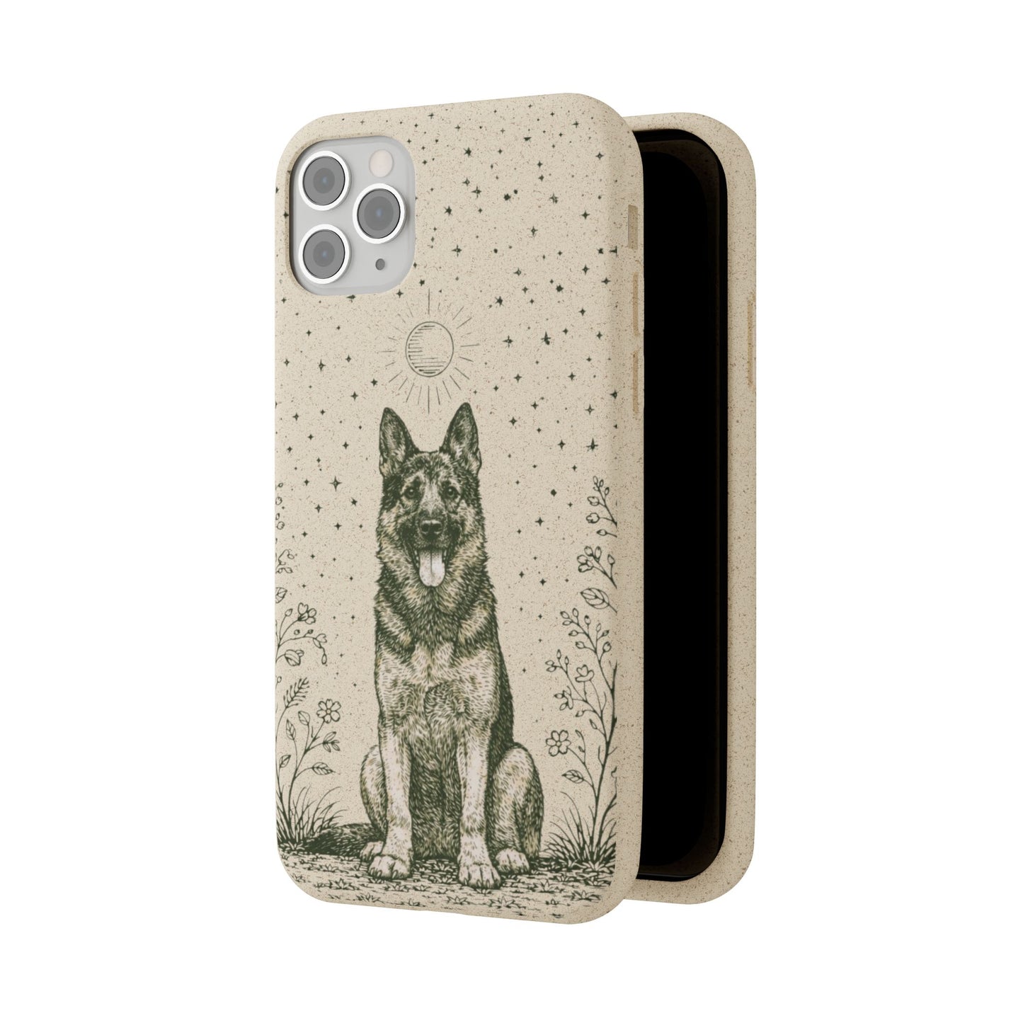 Cover iphone Biodegradabile Originale Pastore Tedesco