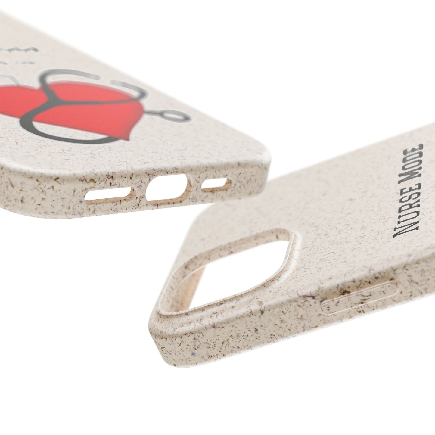 Cover Bio iPhone "Nurse Mode" (Always On) | Custodia Biodegradabile Infermiera & Dottoressa