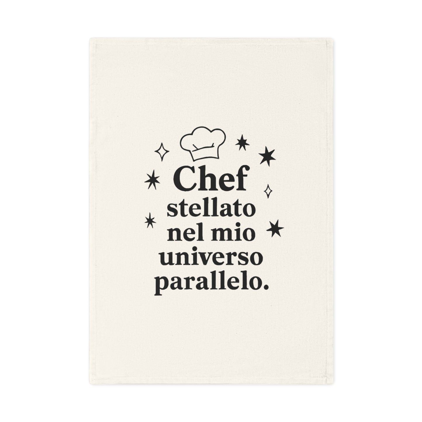 Strofinaccio Originale Divertente "Chef Stellato Parallelo"