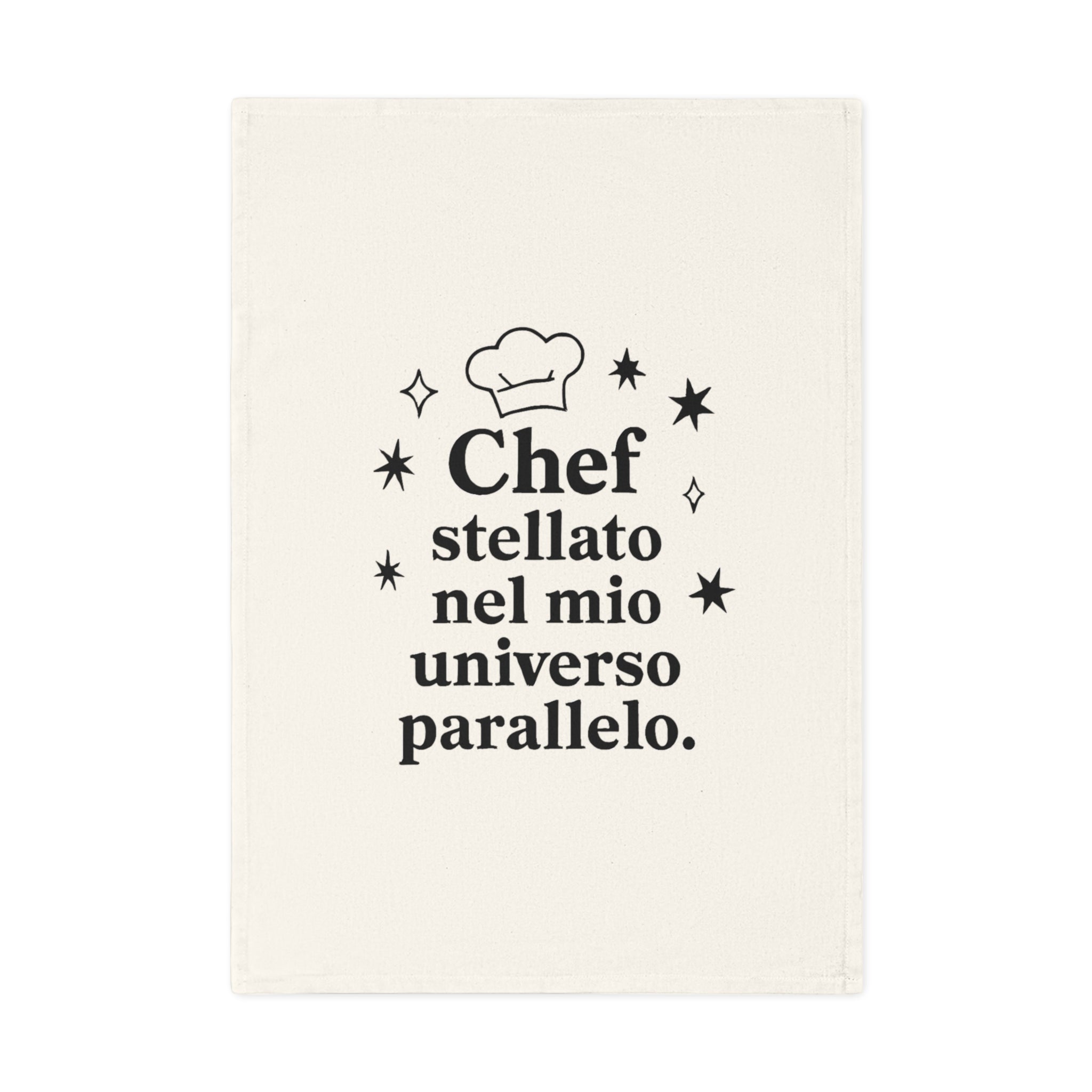 Strofinaccio Originale Divertente "Chef Stellato Parallelo"