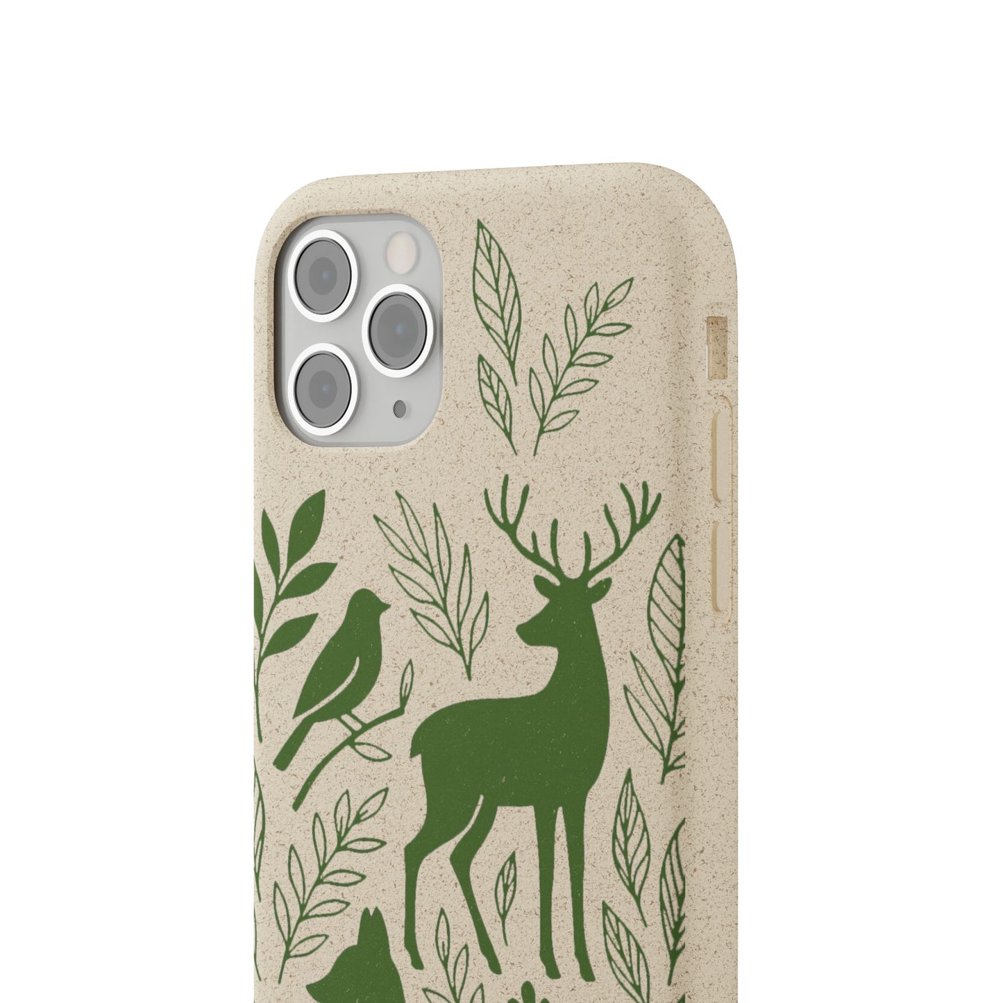 Cover Bio Originale "Animali del Bosco" - Custodia Eco in Bambù & PLA