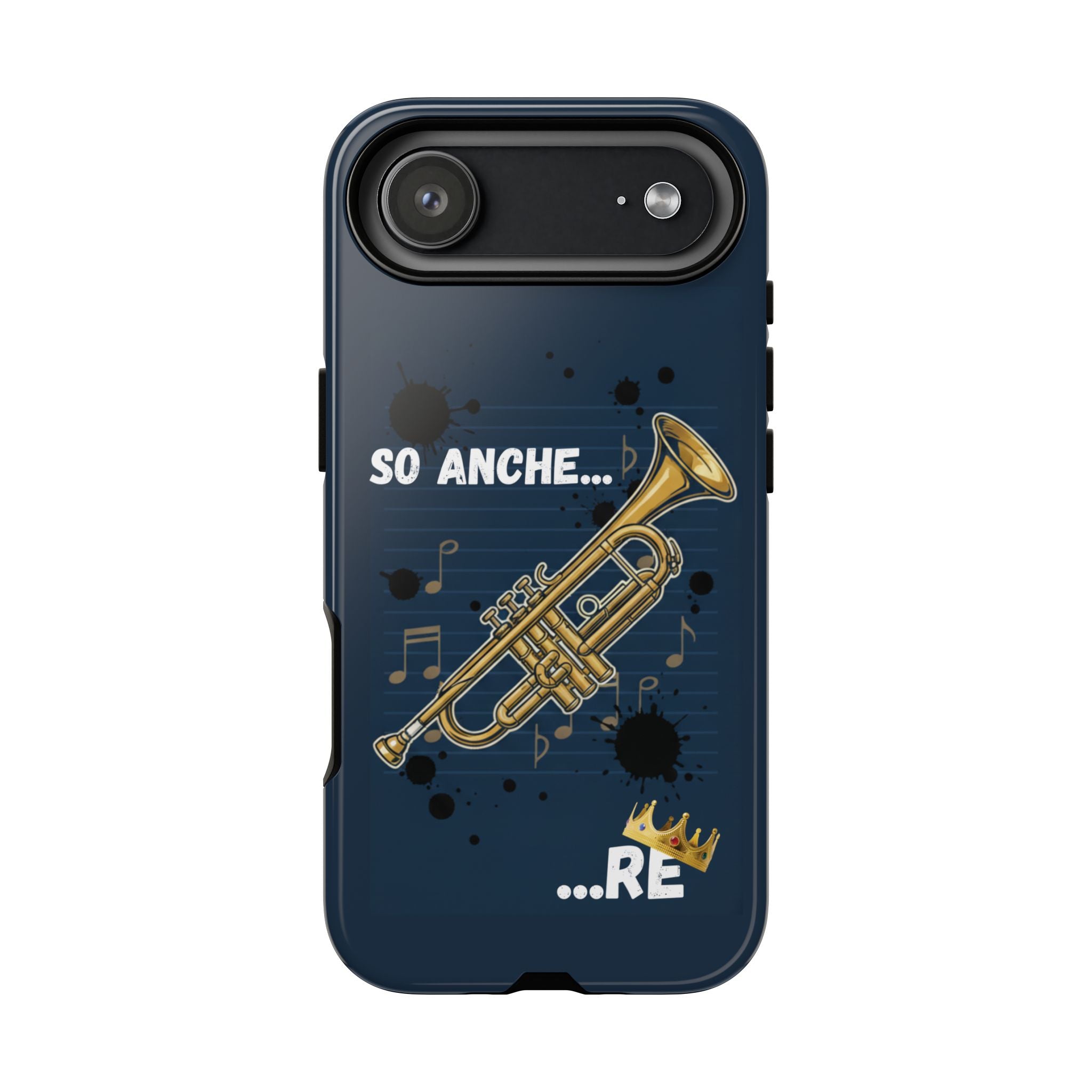 Cover Telefono rigida  Musicista Originale "So Anche... RE" Idea regalo musicisti ironici
