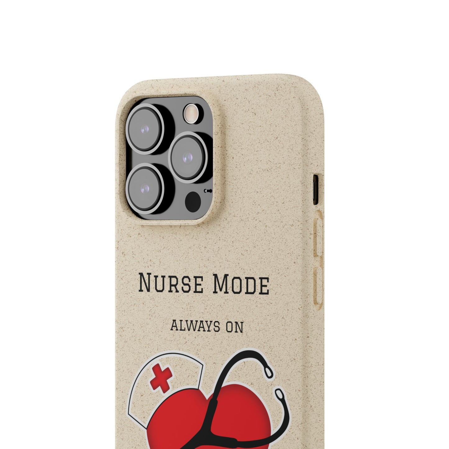 Cover Bio iPhone "Nurse Mode" (Always On) | Custodia Biodegradabile Infermiera & Dottoressa