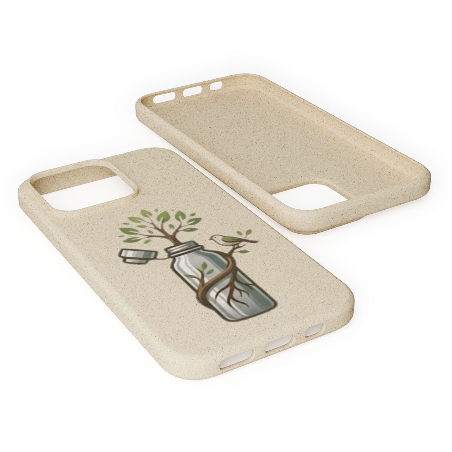 Cover Bio Originale "Rinascita Naturale" - Custodia MagSafe in Bambù & PLA