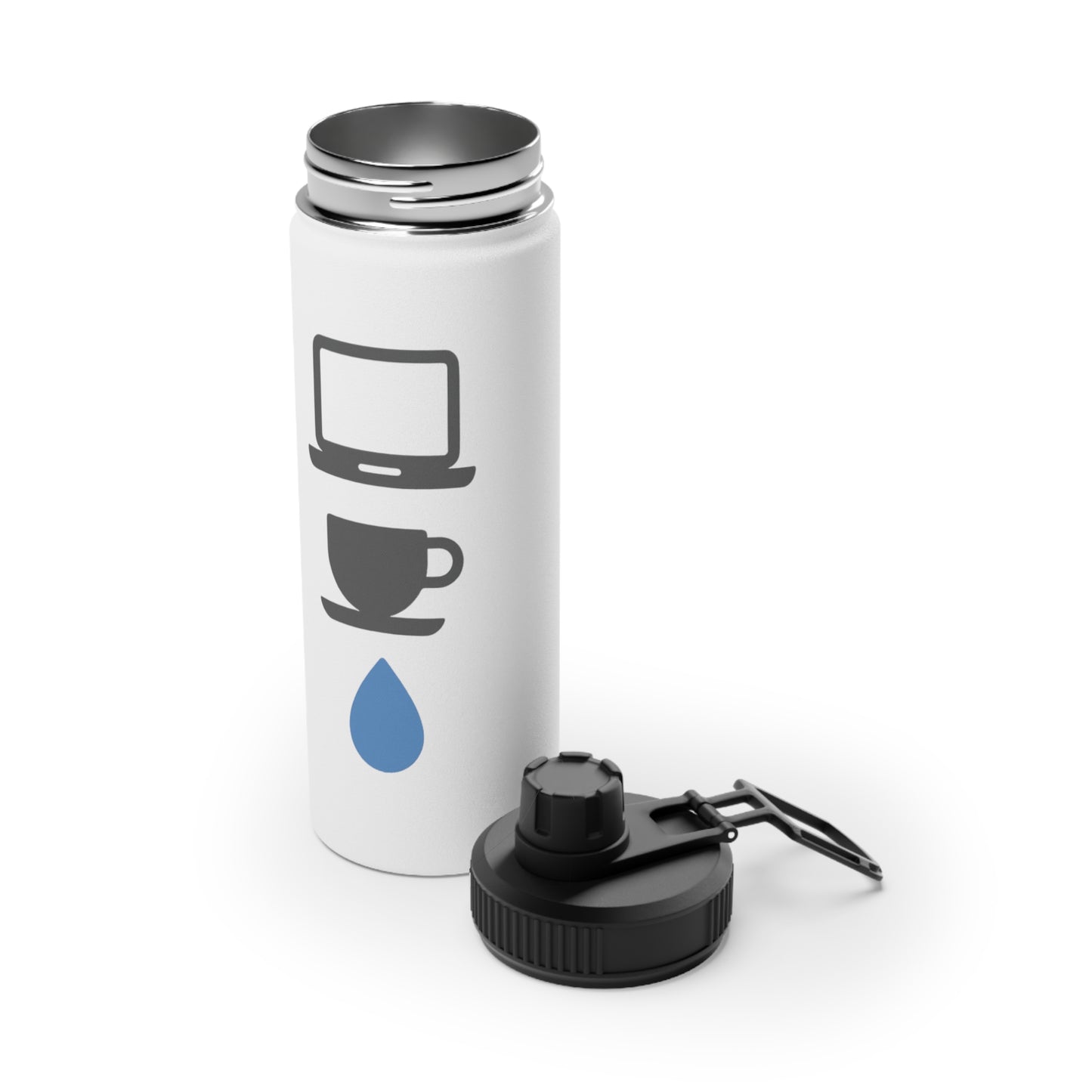 Borraccia Termica Originale "Smart Worker Survival" | Acciaio Inox Ufficio & Lavoro