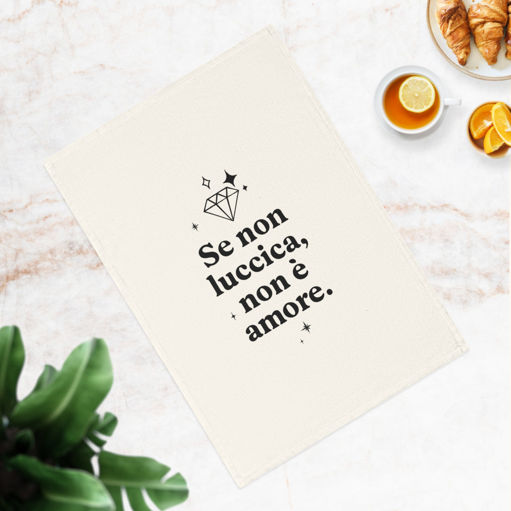 Strofinaccio Originale Divertente "Se non luccica..."