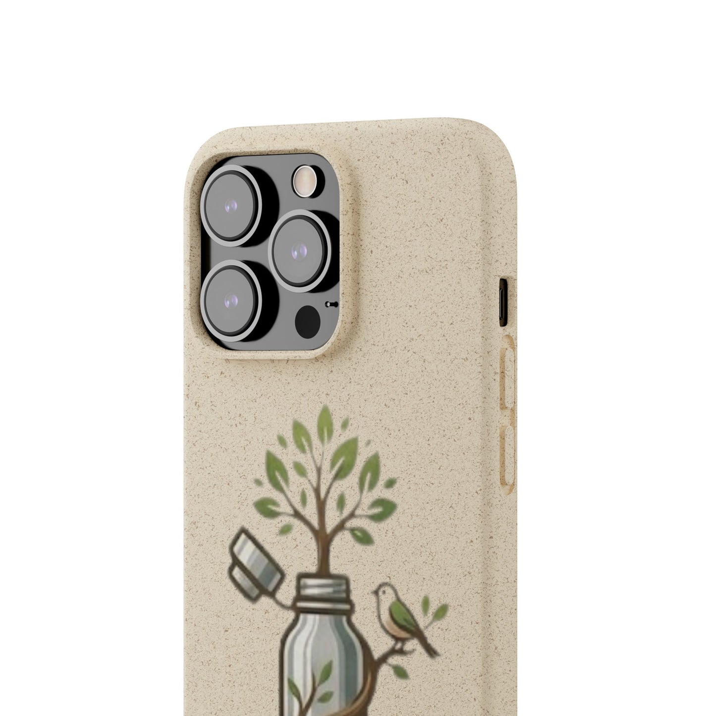 Cover Bio Originale "Rinascita Naturale" - Custodia MagSafe in Bambù & PLA