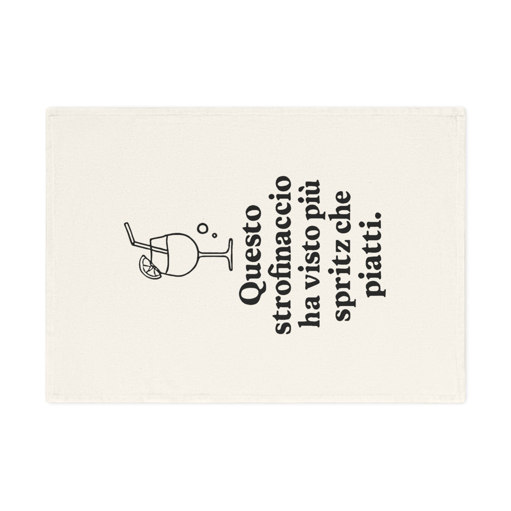 Strofinaccio Originale Aperitivo "Più Spritz che Piatti"