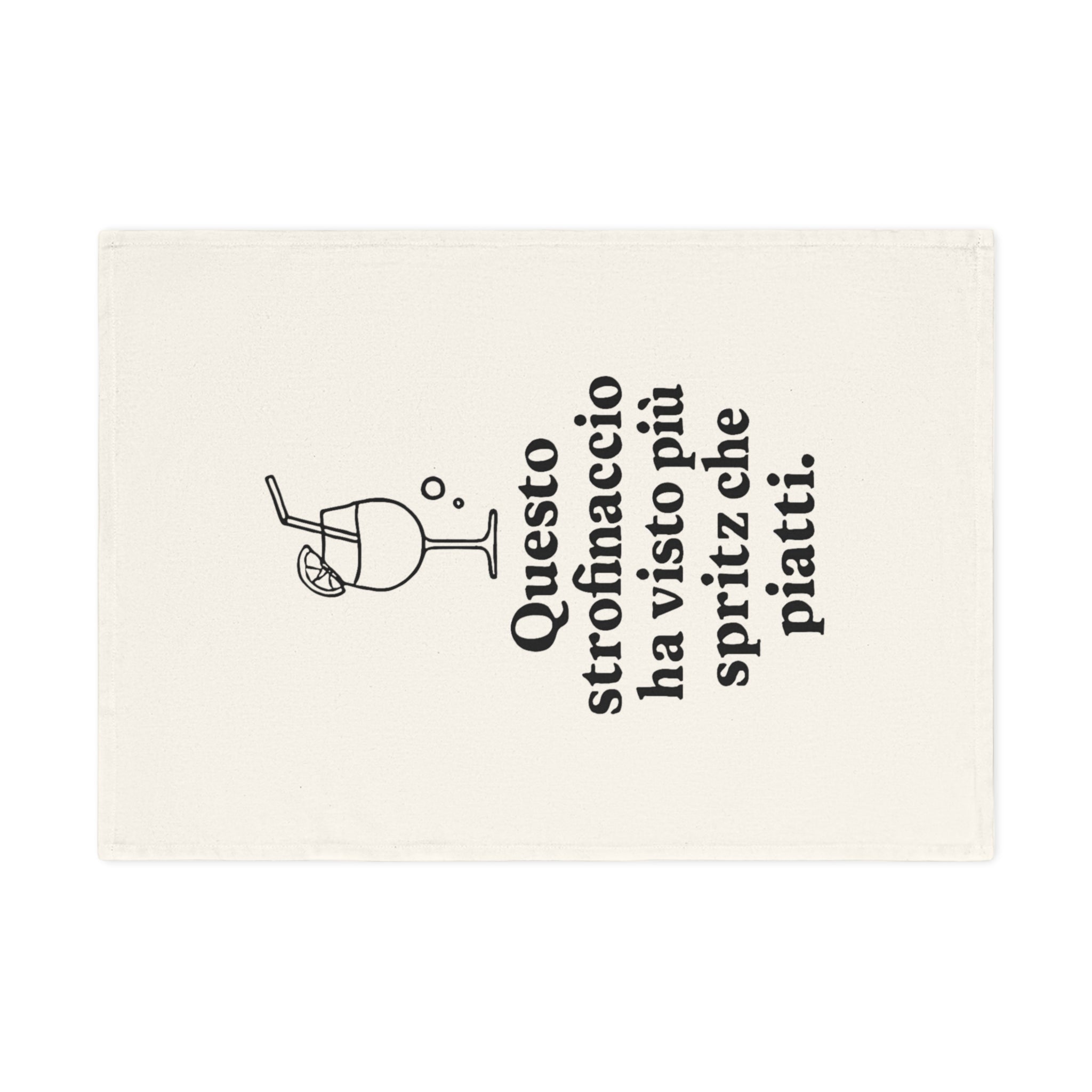 Strofinaccio Originale Aperitivo "Più Spritz che Piatti"