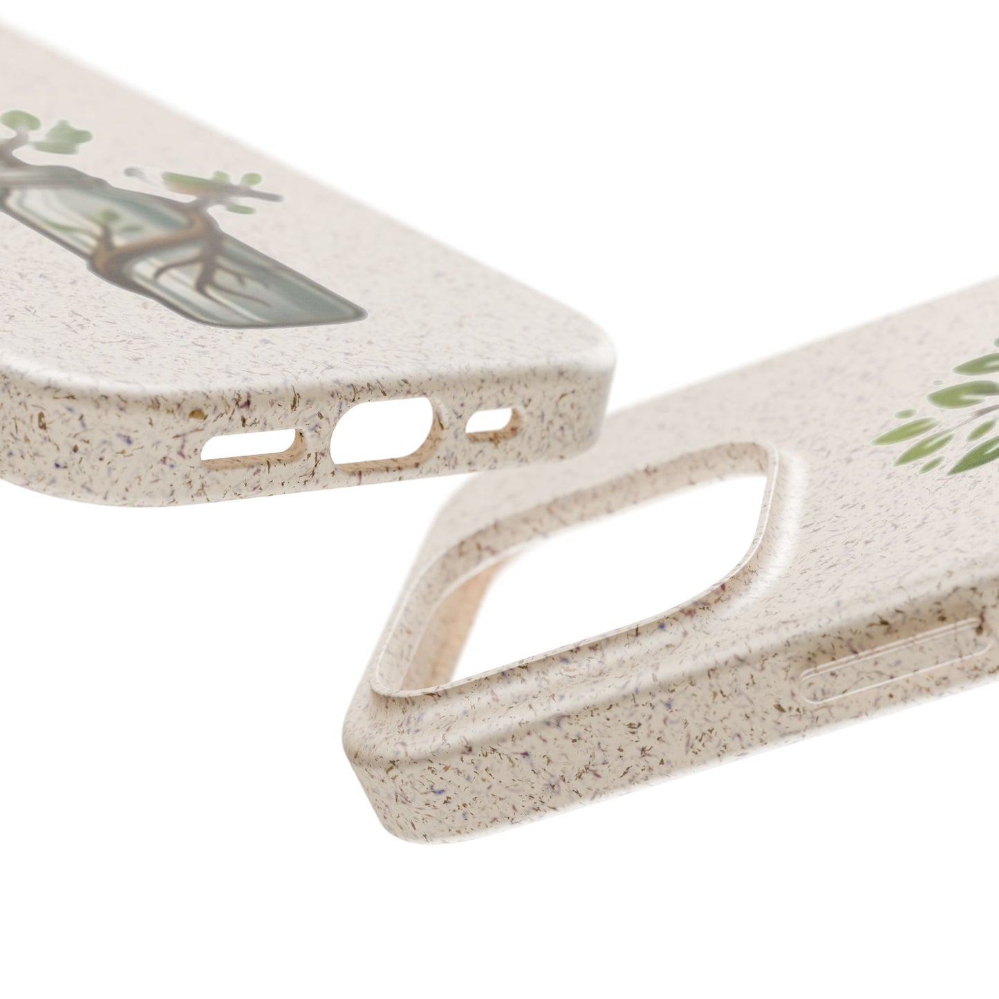 Cover Bio Originale "Rinascita Naturale" - Custodia MagSafe in Bambù & PLA