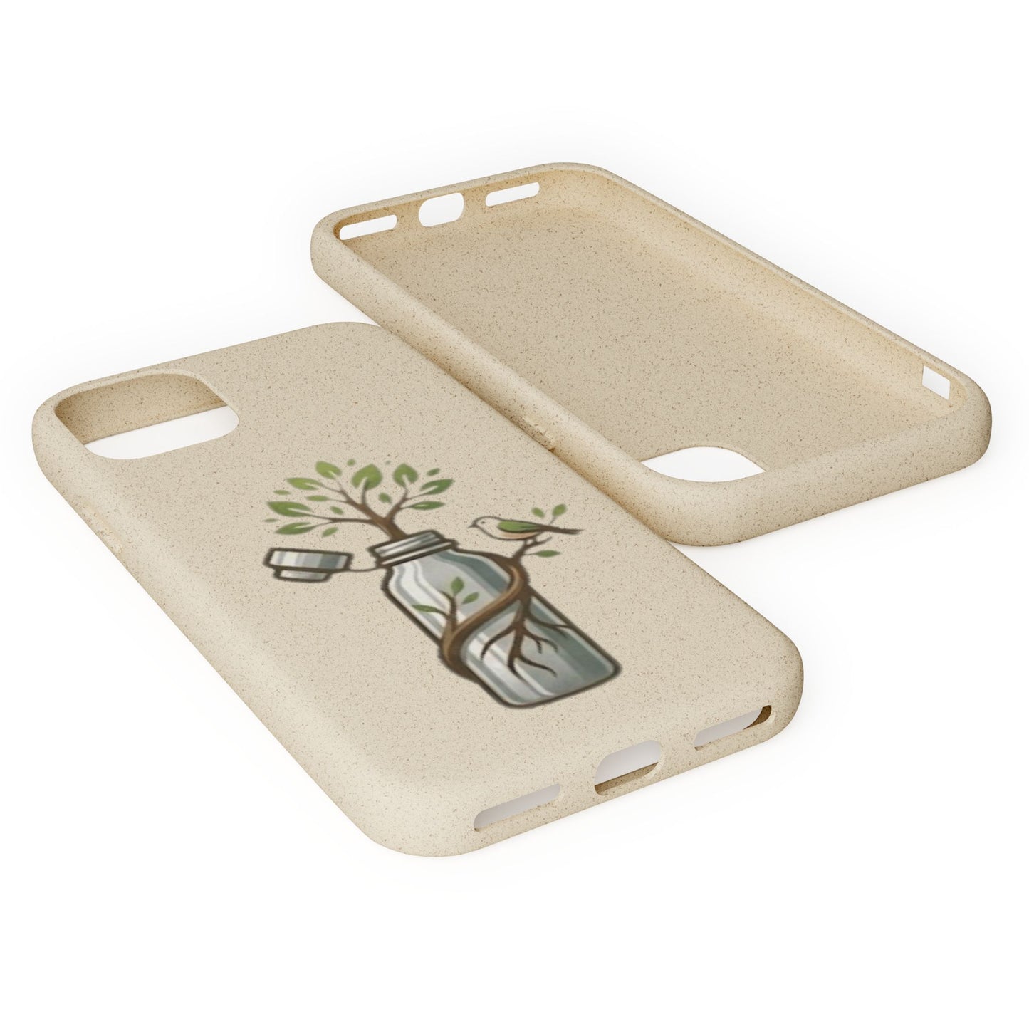 Cover Bio Originale "Rinascita Naturale" - Custodia MagSafe in Bambù & PLA