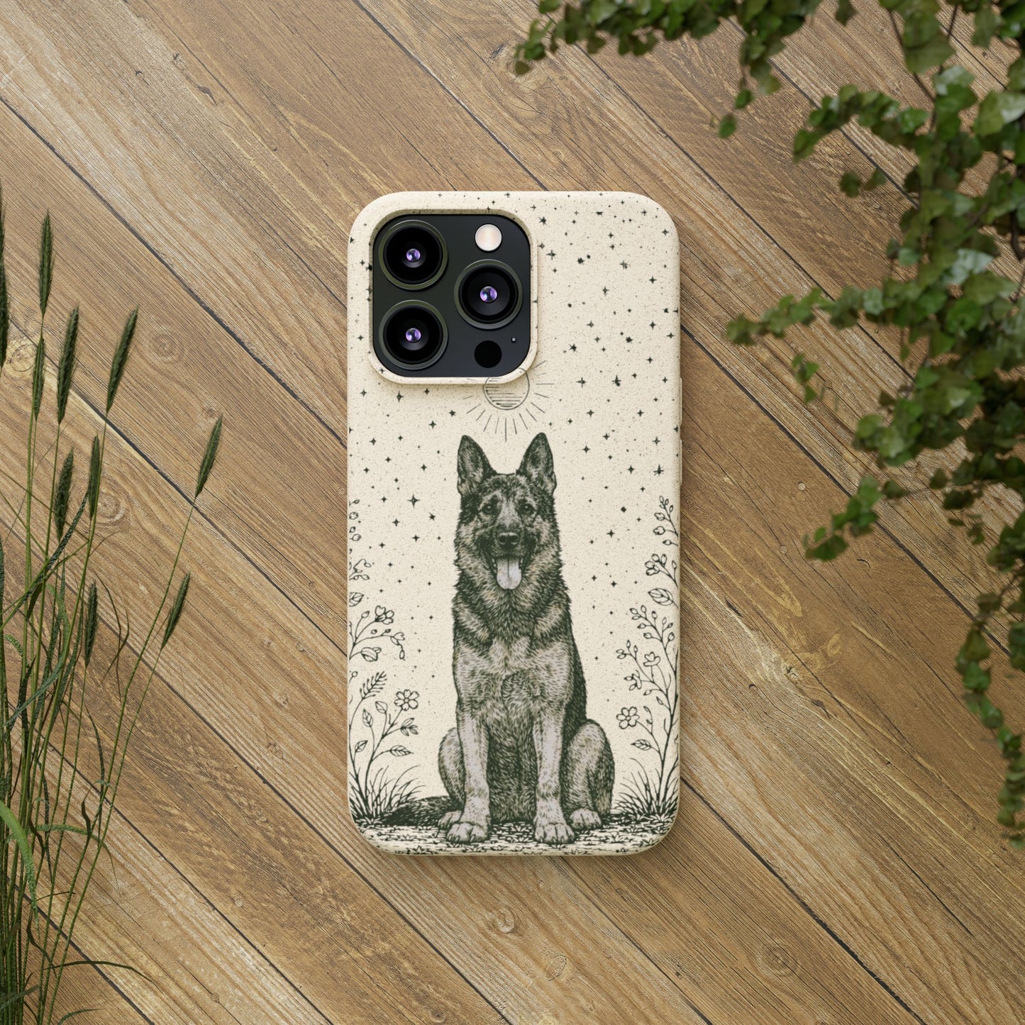 Cover iphone Biodegradabile Originale Pastore Tedesco