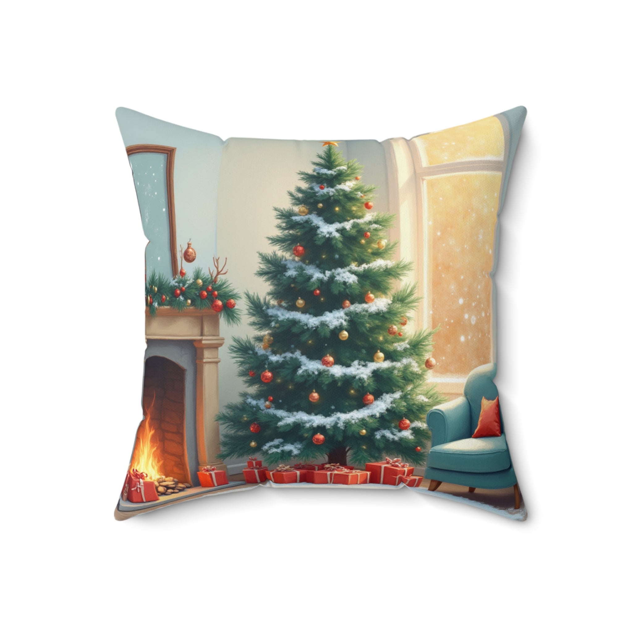 Cuscino Natale Originale "Albero delle Feste"