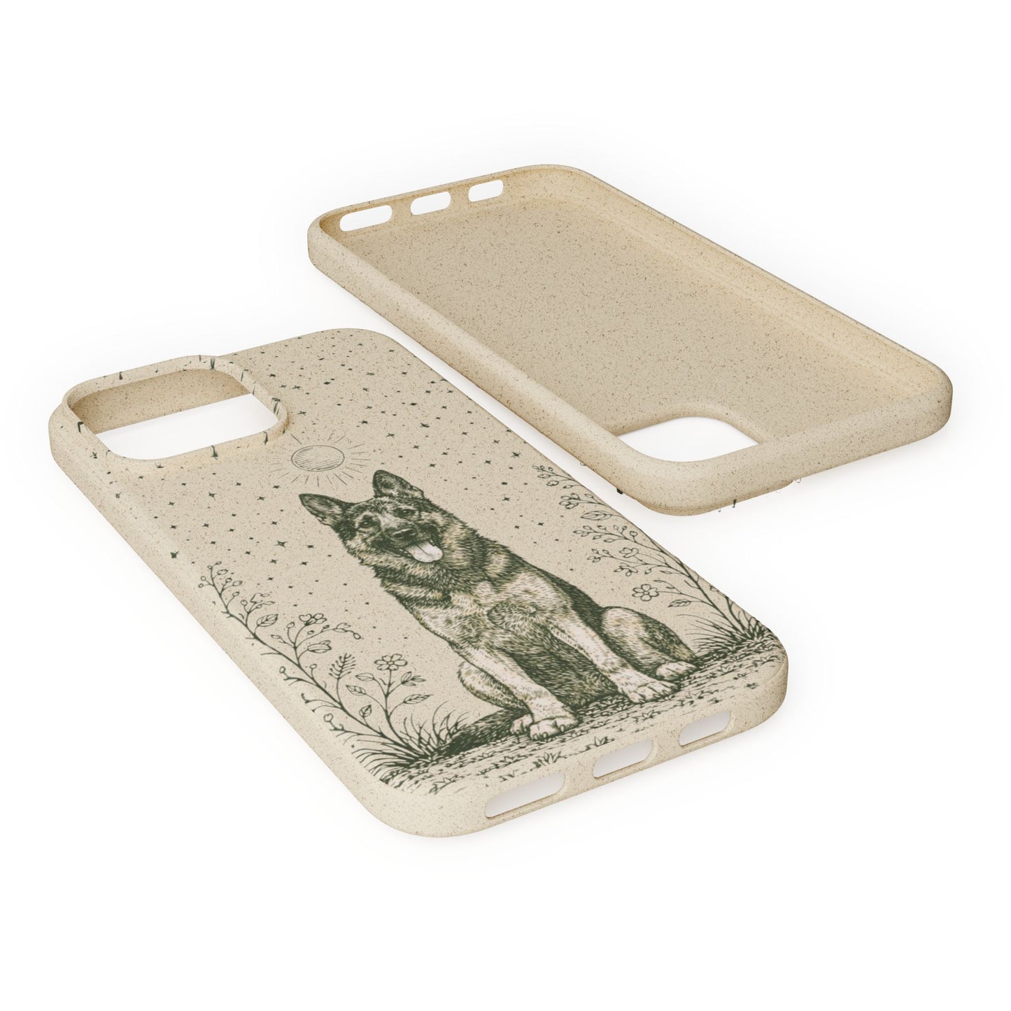 Cover iphone Biodegradabile Originale Pastore Tedesco