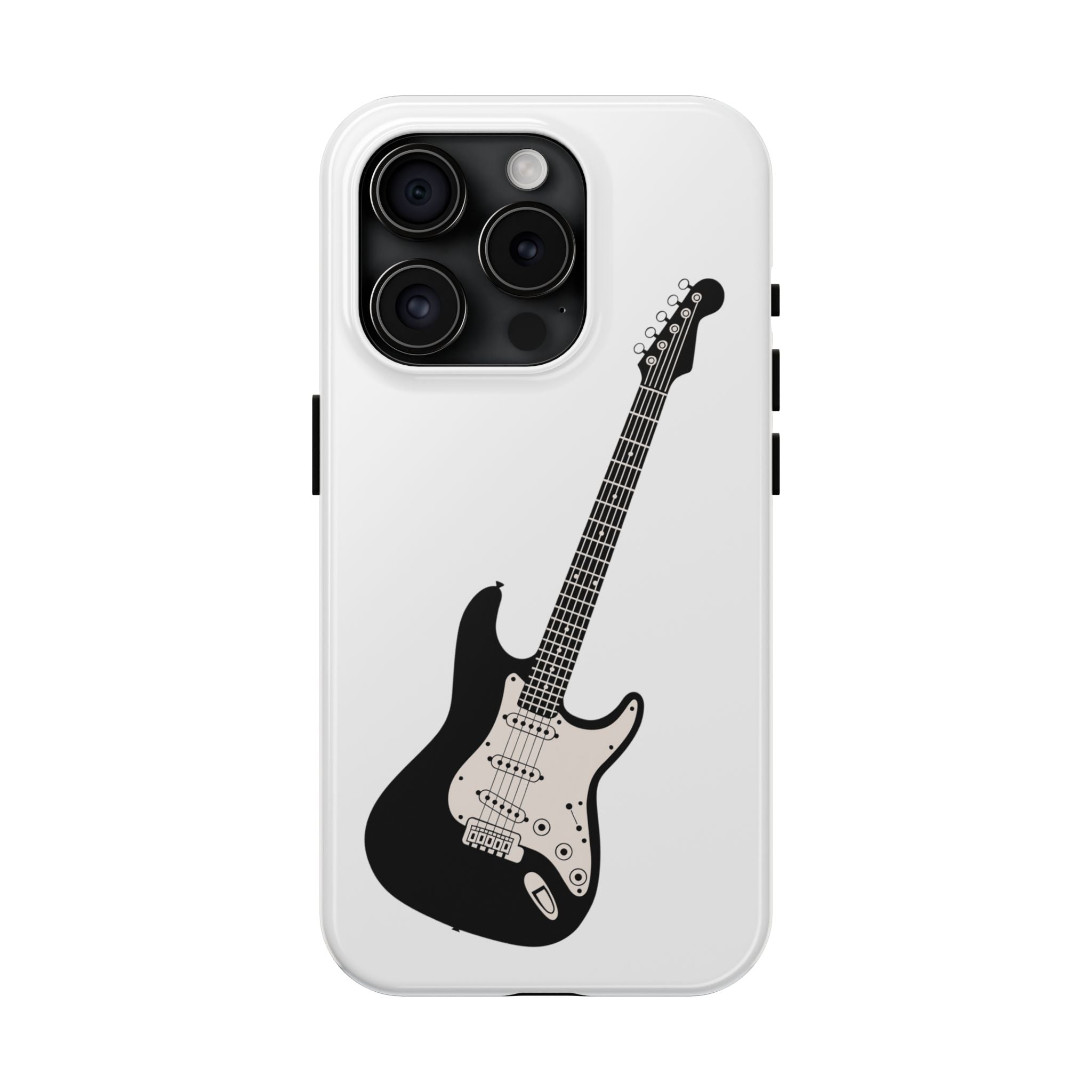 Custodia Tough con Chitarra Elettrica per iPhone Pro e Samsung Galaxy S24/S23