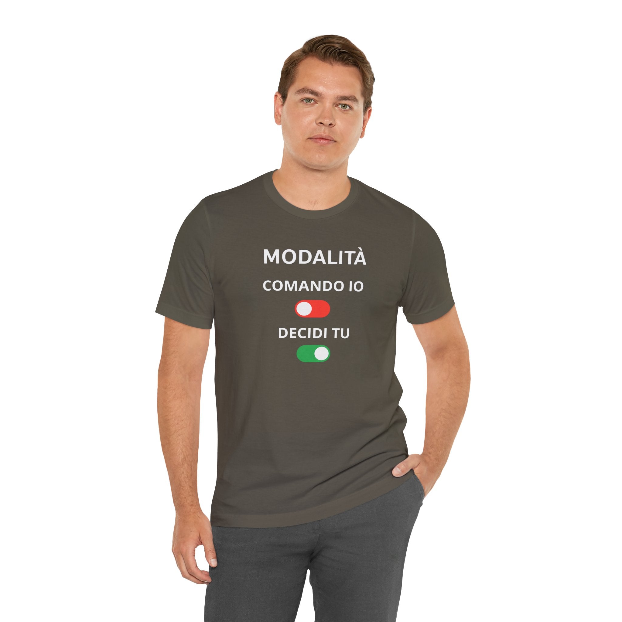 T-shirt "Modalità: Decidi Tu" - Maglietta Ironica Originale (Idea Regalo)
